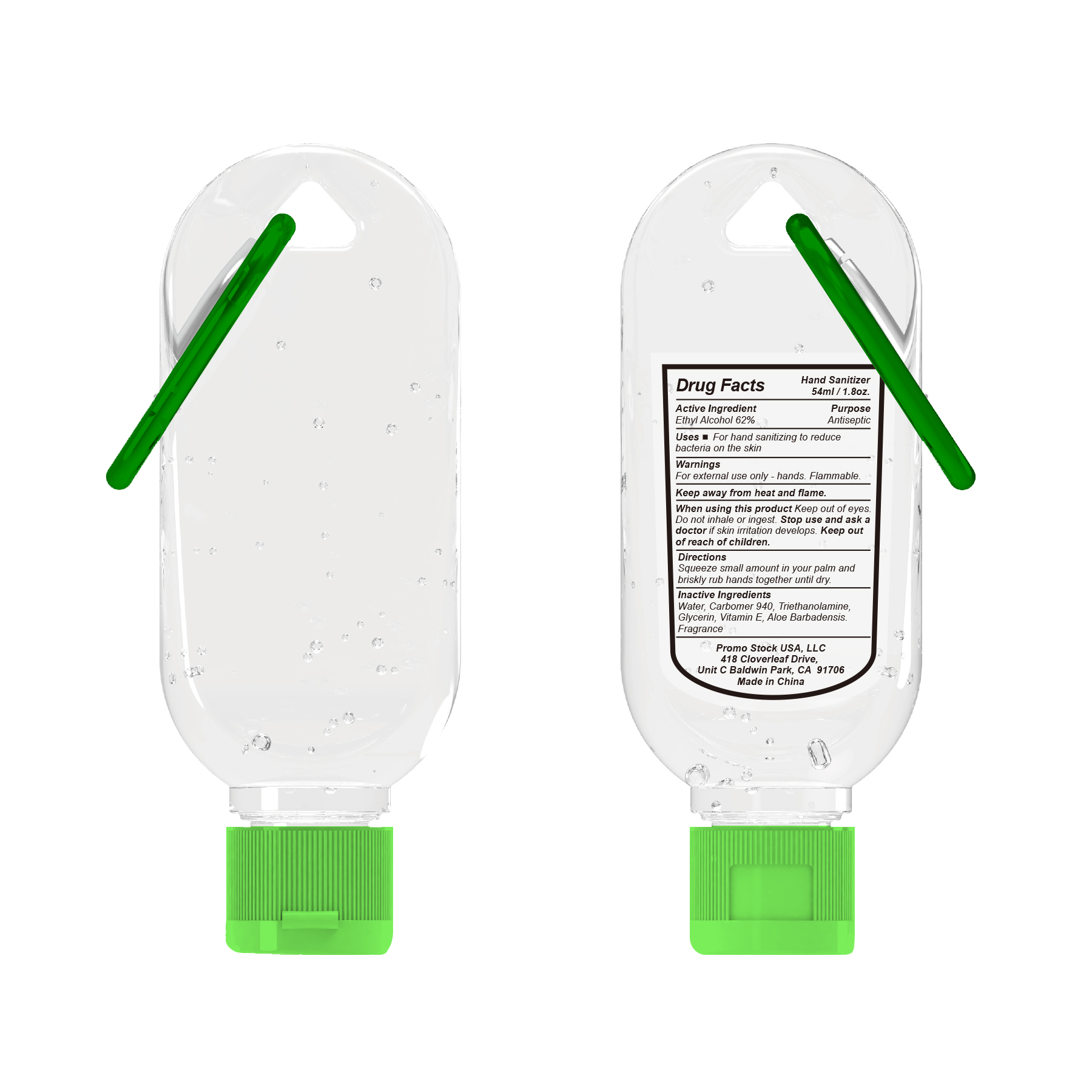 Carabiner Gel Hand Sanitizer 2