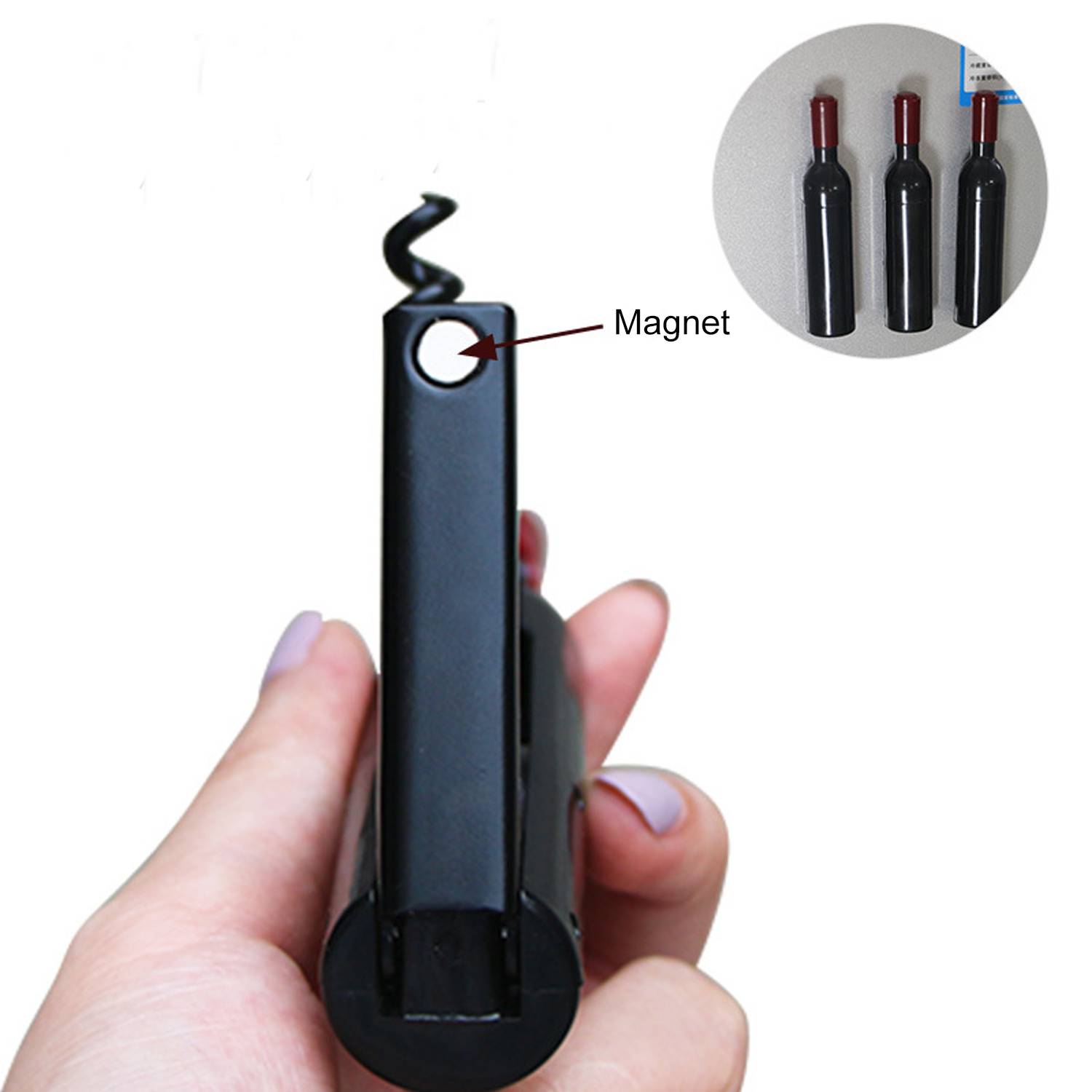 Compact Magnetic Wine Bottle Opener 6