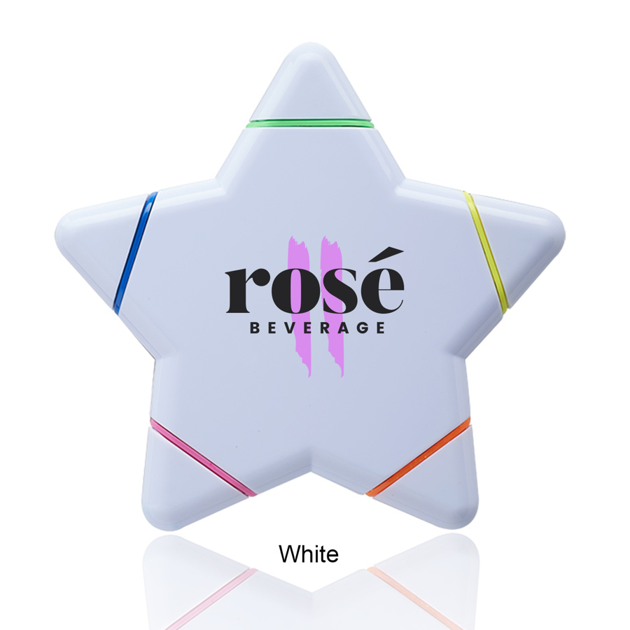 Star Shaped 5 Color Highlighters 4