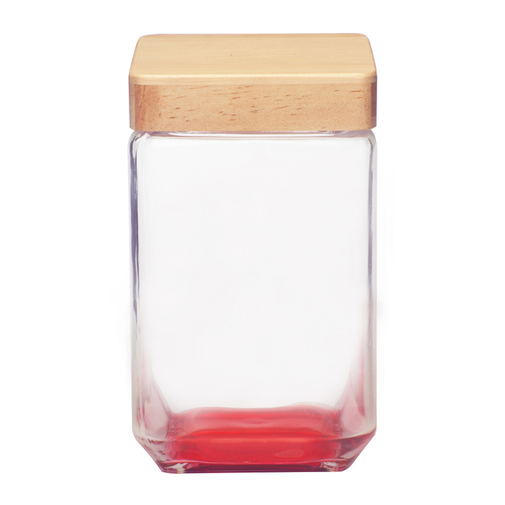 54 oz. Glass Candy Jars with Wooden Lid