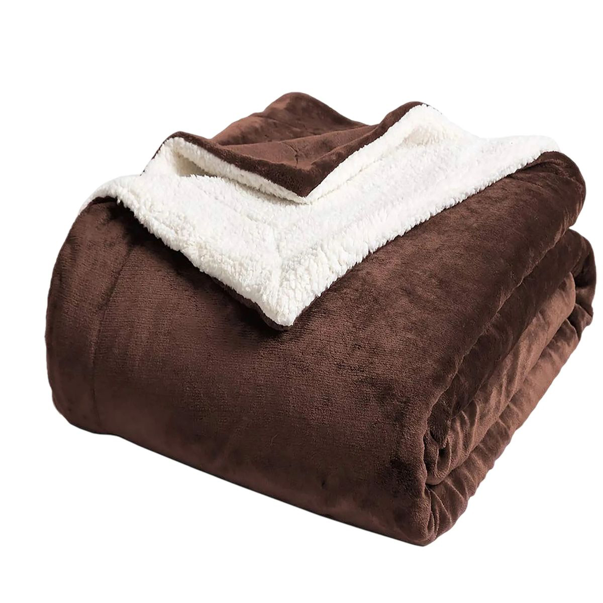 Warm Sherpa Fleece Blanket 50x60 Inch for Bedroom 17