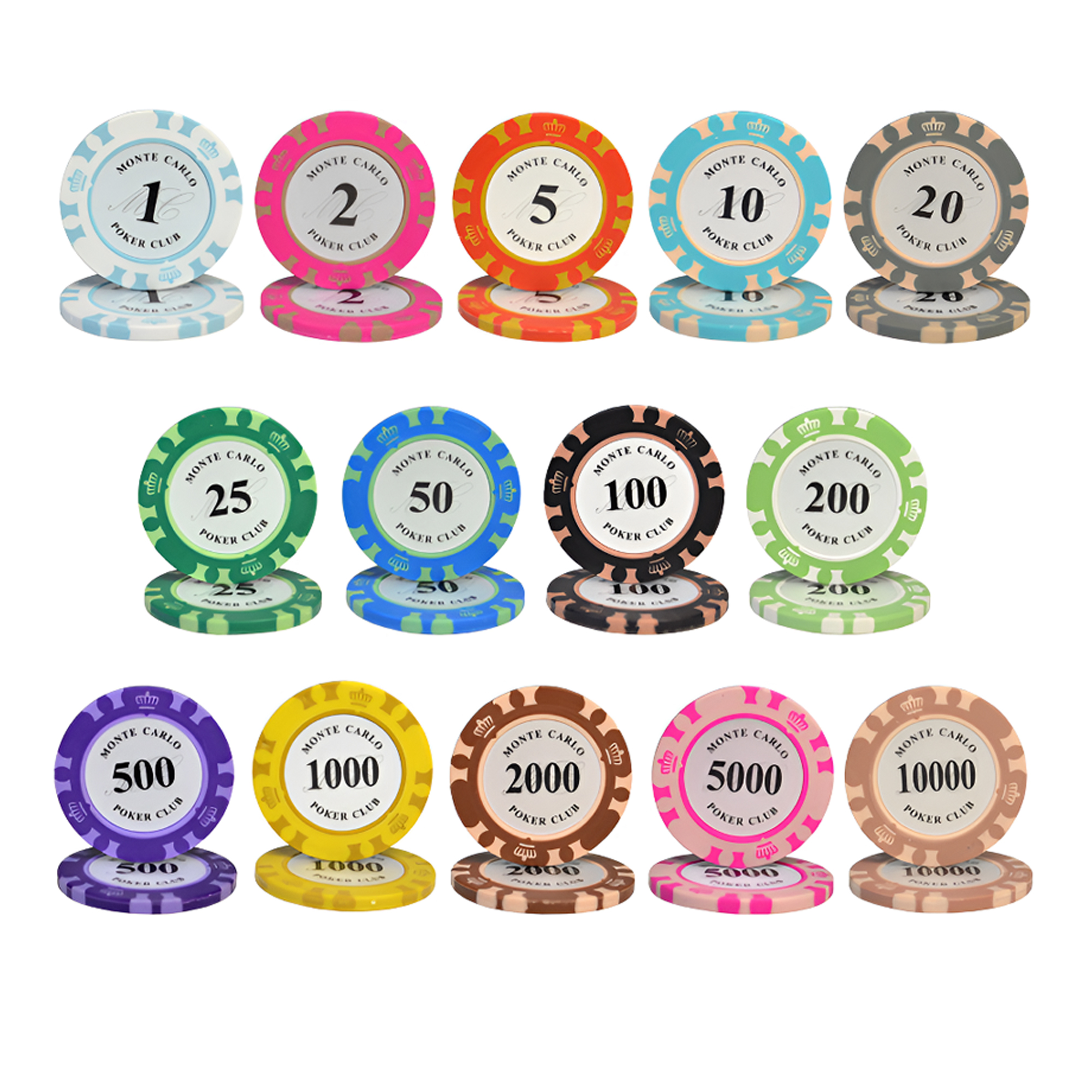 Colorful 14 Colors Clay Poker Chip 4
