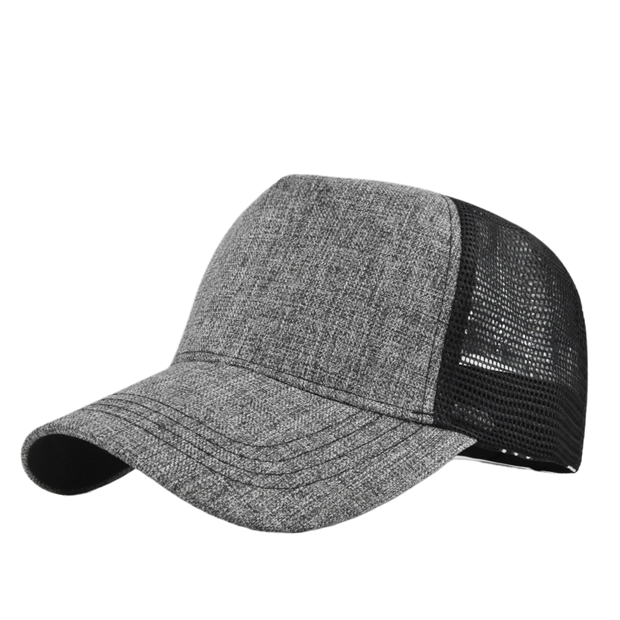 MOQ50 Hard Top 5-Panel Mesh Trucker Cap 14