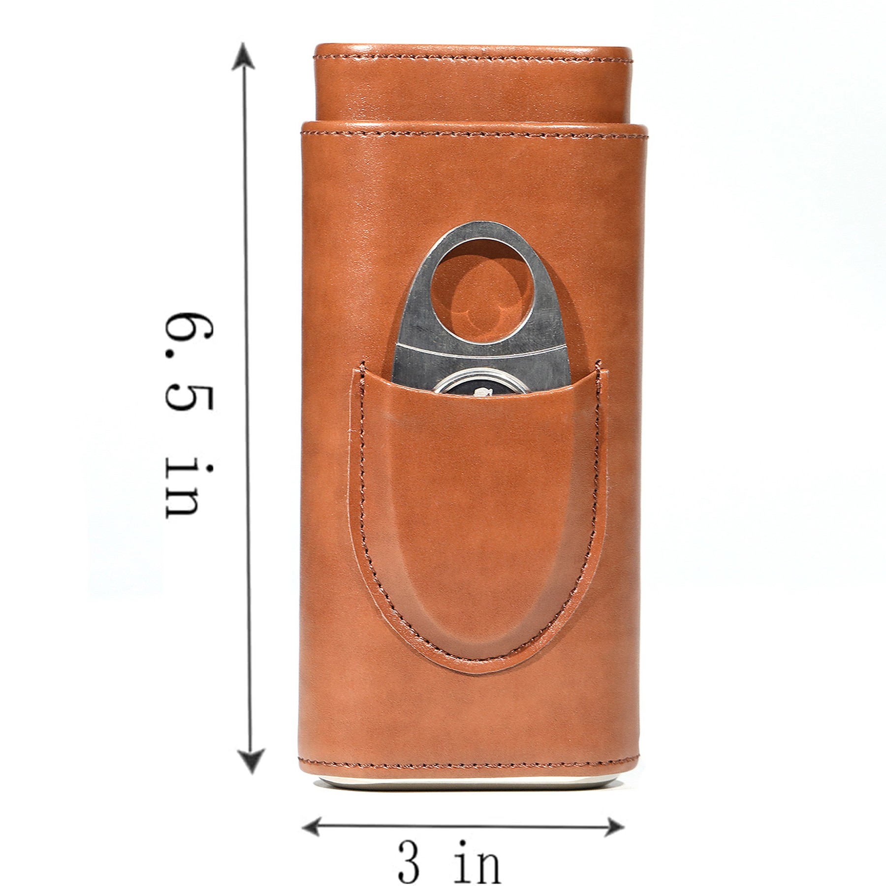 3 Pack Leather Cigar Holster 4