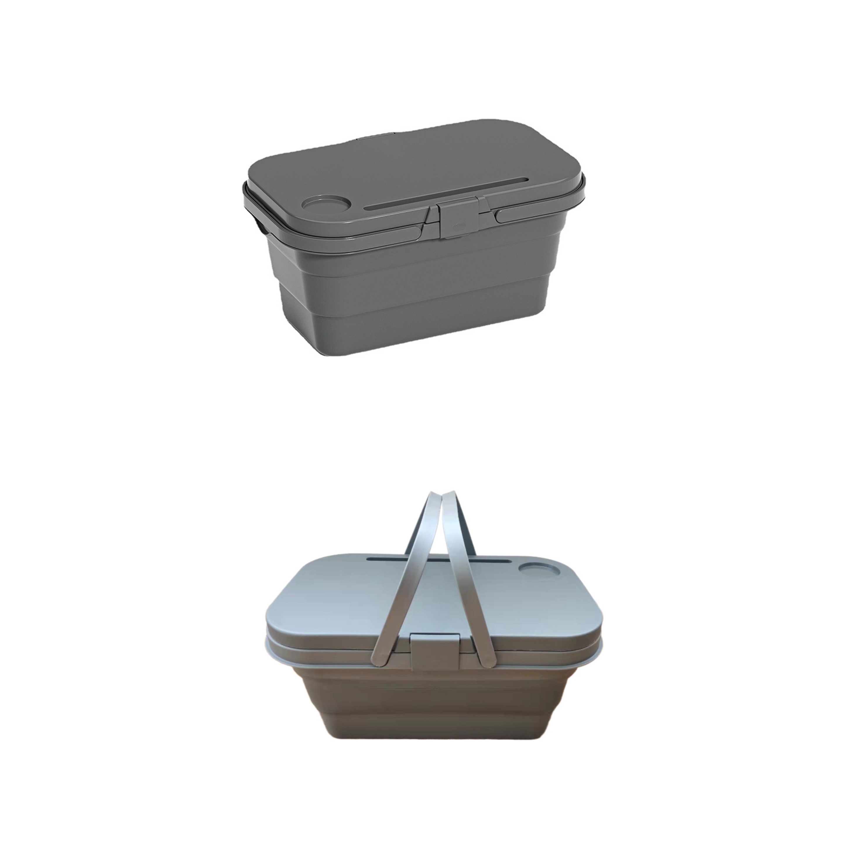 Foldable Picnic Basket with Tray Table (direct import) 3