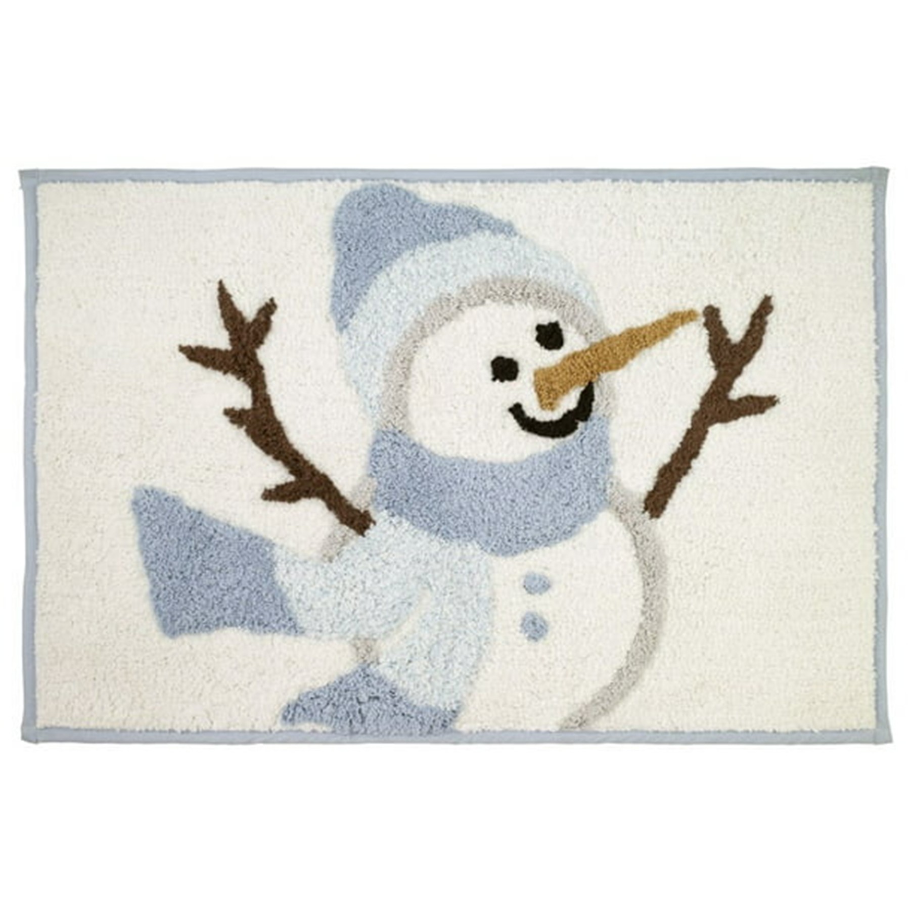 Absorbent Flocking Mat In Bathroom 2