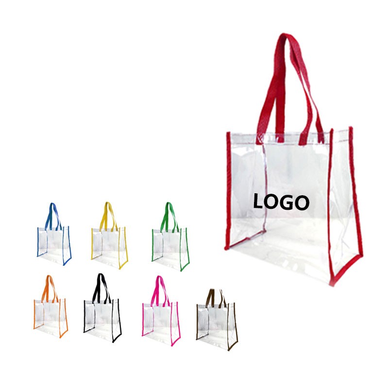 Pvc Transparent Clear Tote Shopping Bag 2