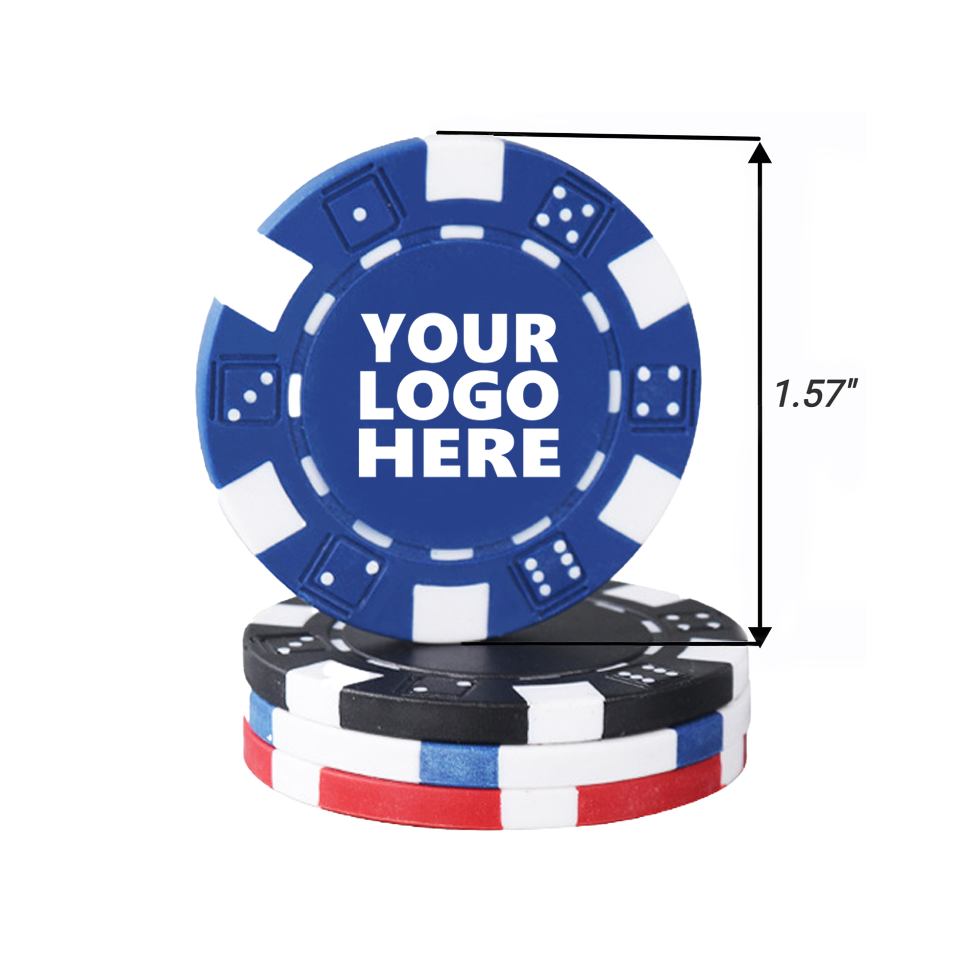 Custom Blank Poker Chips 3