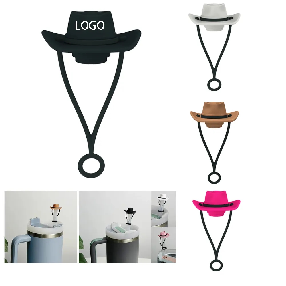 Silicone Cowboy Hat Straw Covers Cap Compatible 30 40 Oz 2