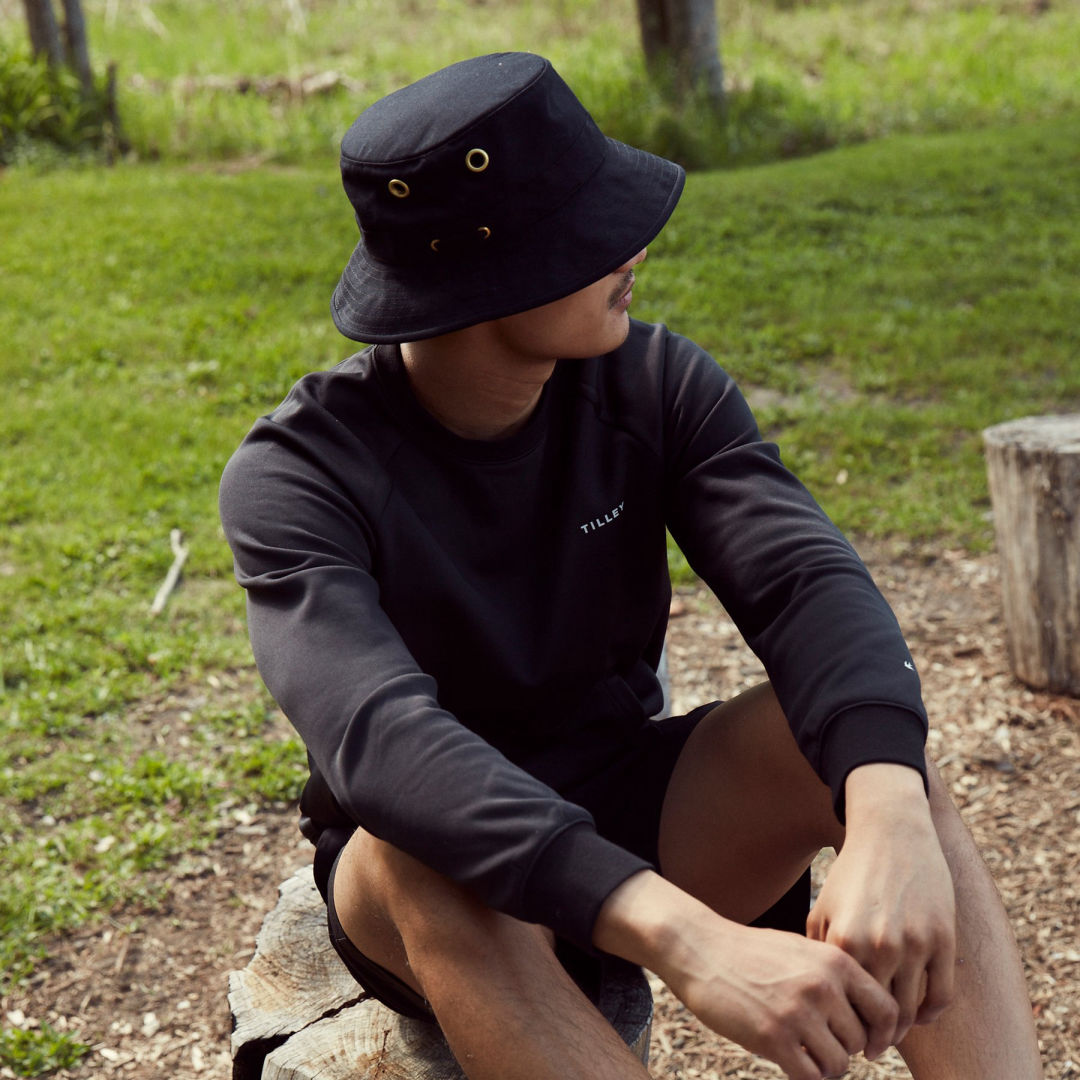 Tilley® Iconic T1 Bucket Hat - Black 13