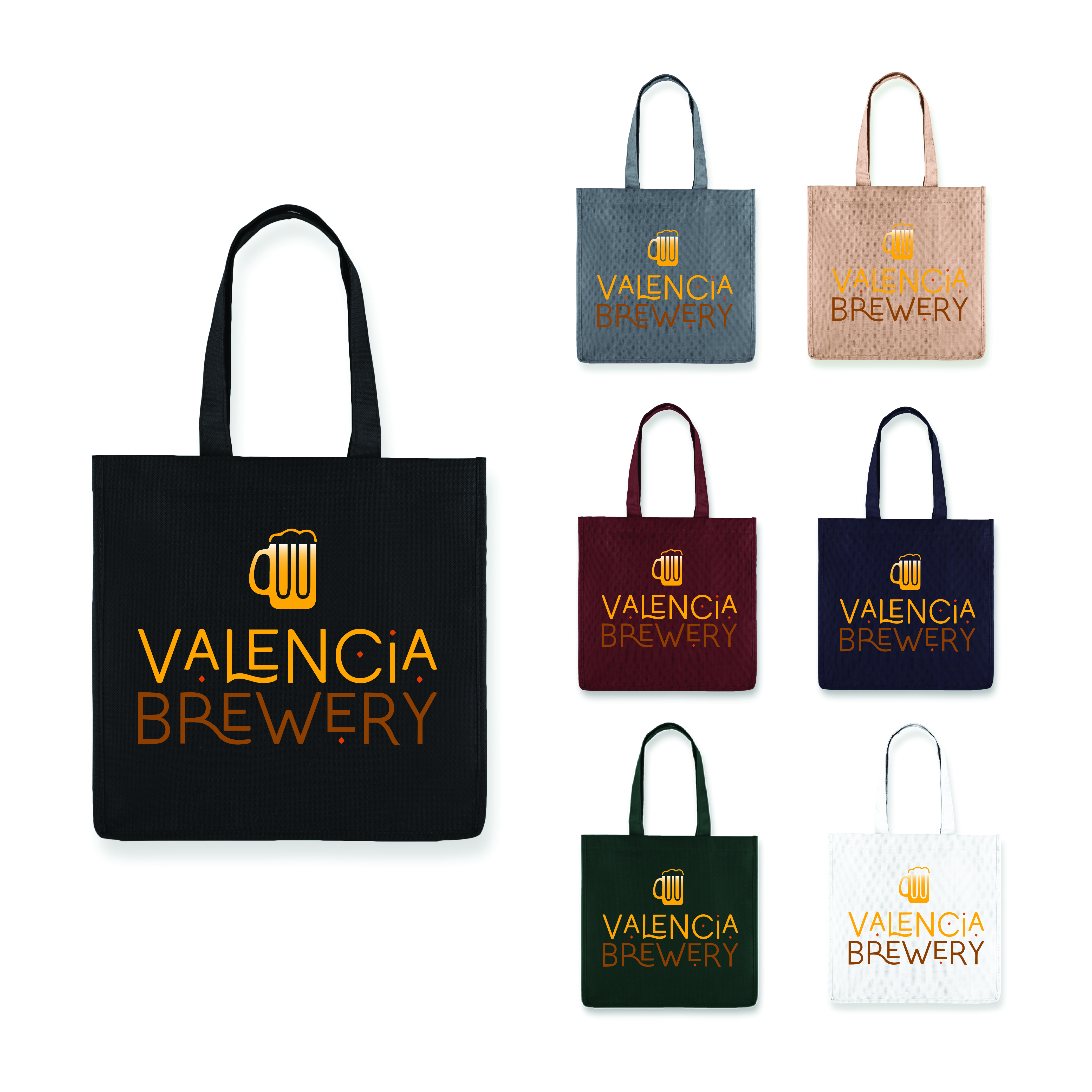 True® 6 Bottle Non-Woven Wine Tote 2