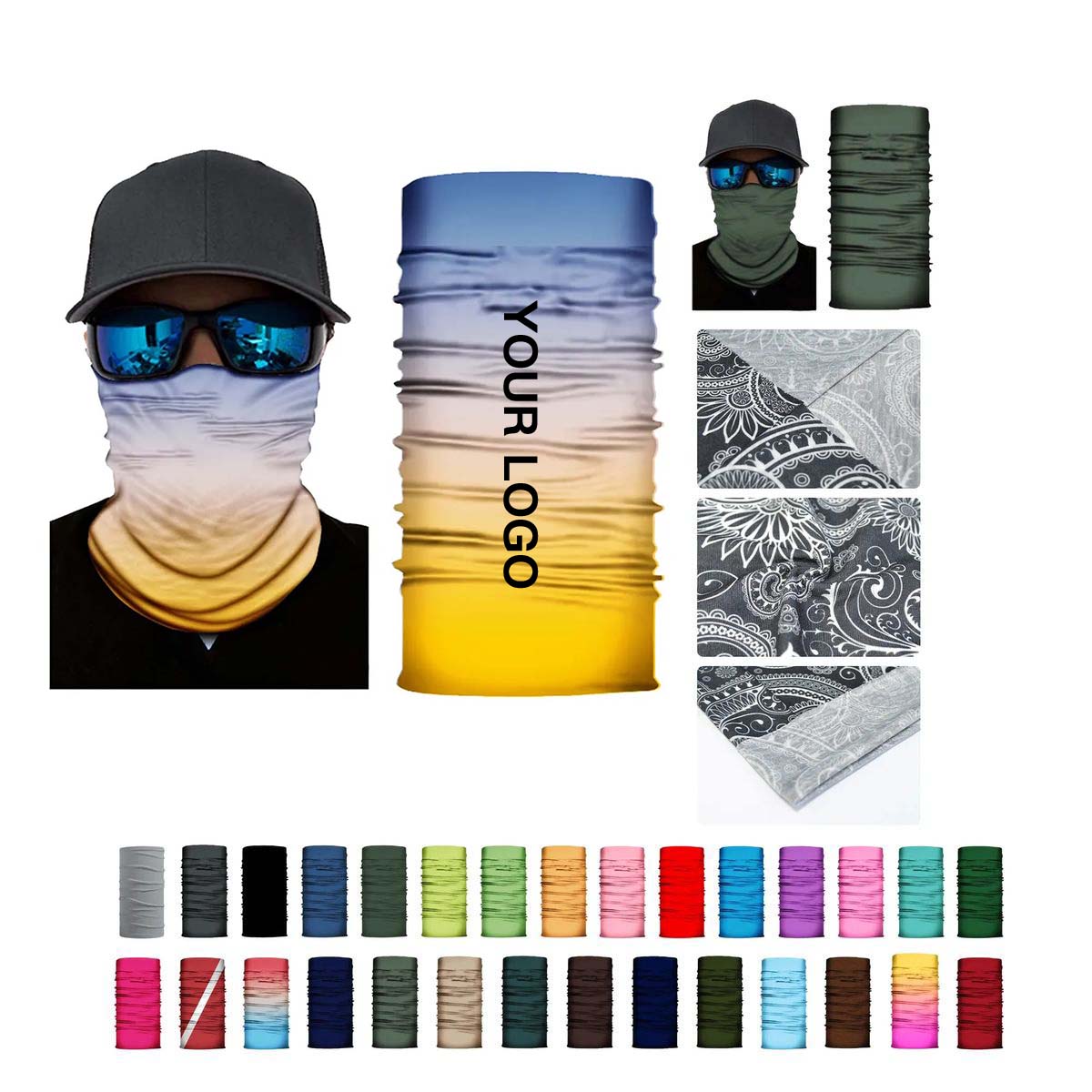 Seamless Neck Gaiter for Outdoor Sports and Protection 39