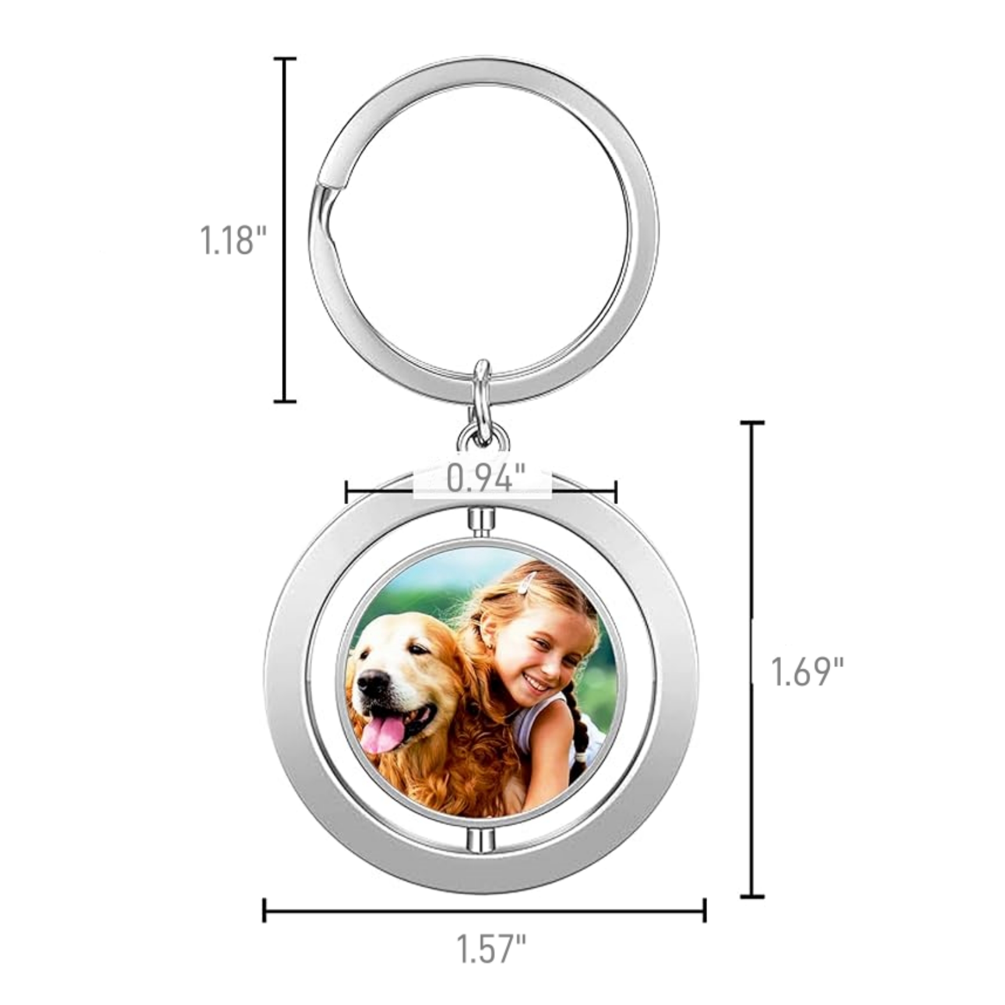 Sublimation Heat Transfer Keychain 5