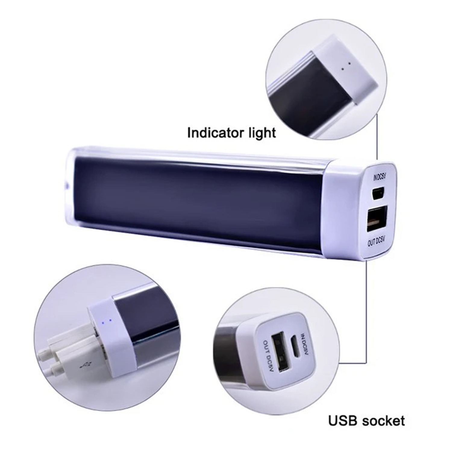 2000mAh Portable Outdoor Power Bank 2