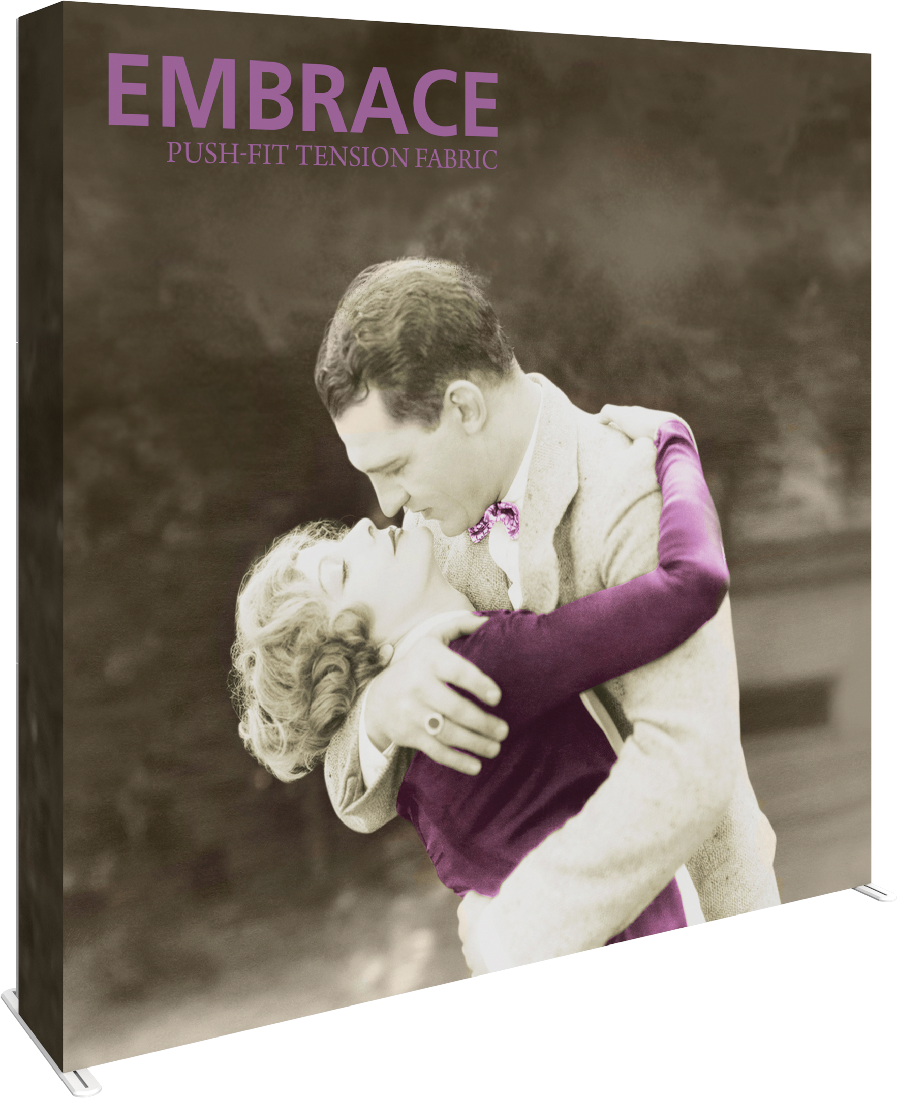 Embrace 8ft. Full Height Display W/Full Fitted Graphic