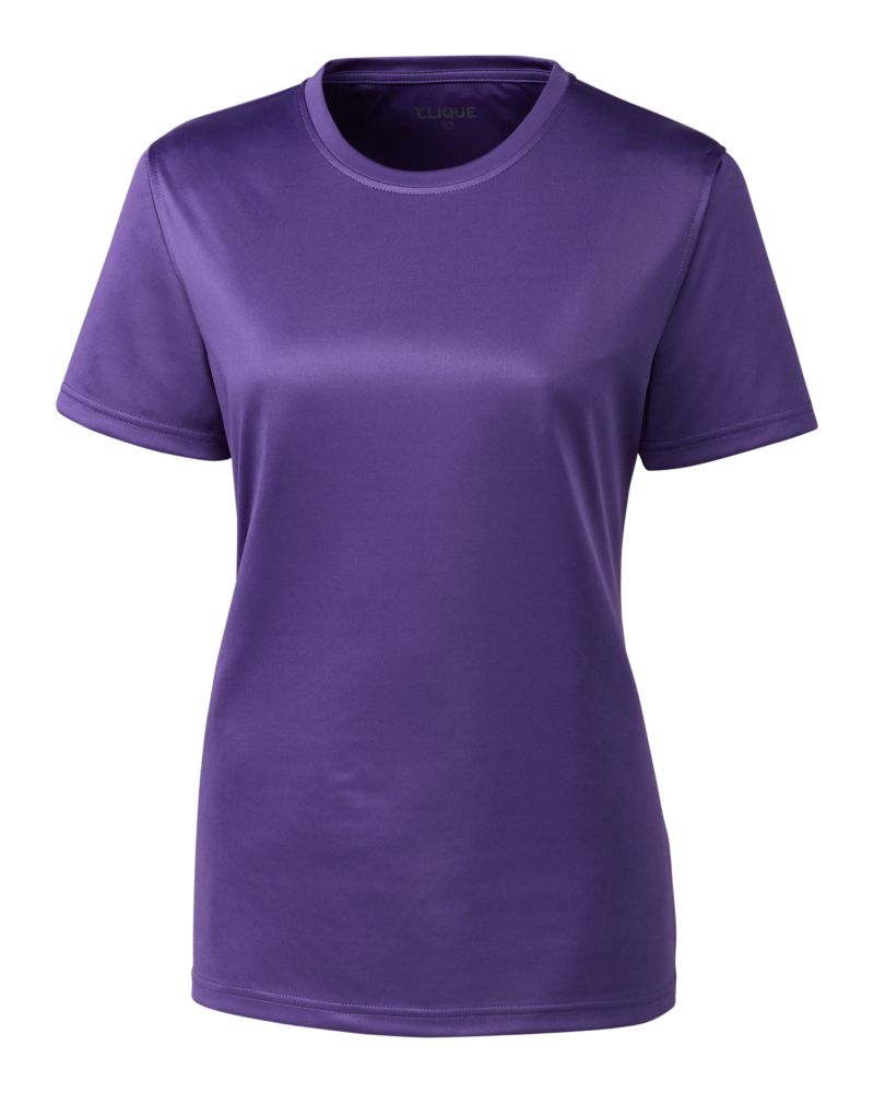 Clique Spin Solution-dyed Performance Jersey Womens Short Sleeve Tee 50