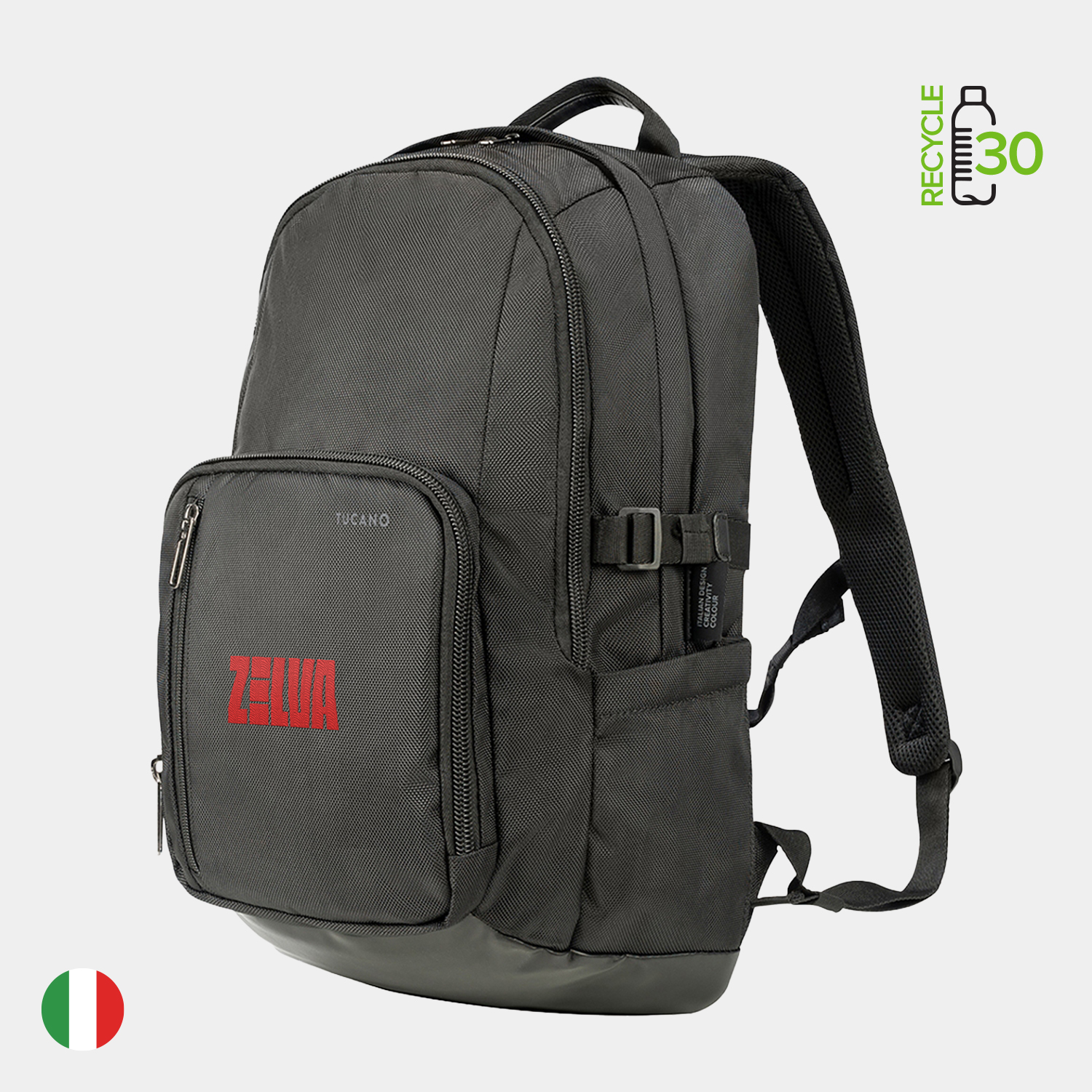 TUCANO - Italy® CENTRO Recycled Modern Business Executive Backpack 2