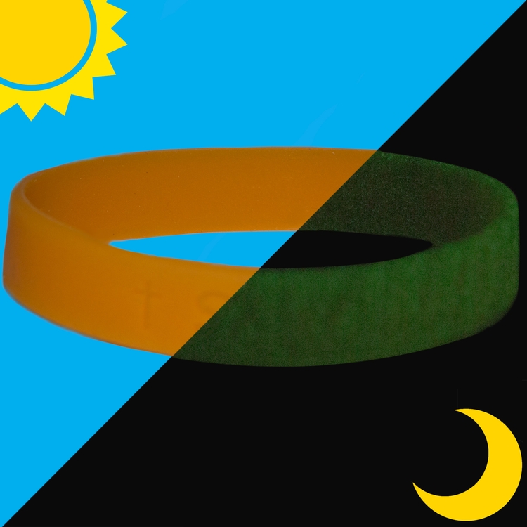 Debossed GLOW Wristband 2
