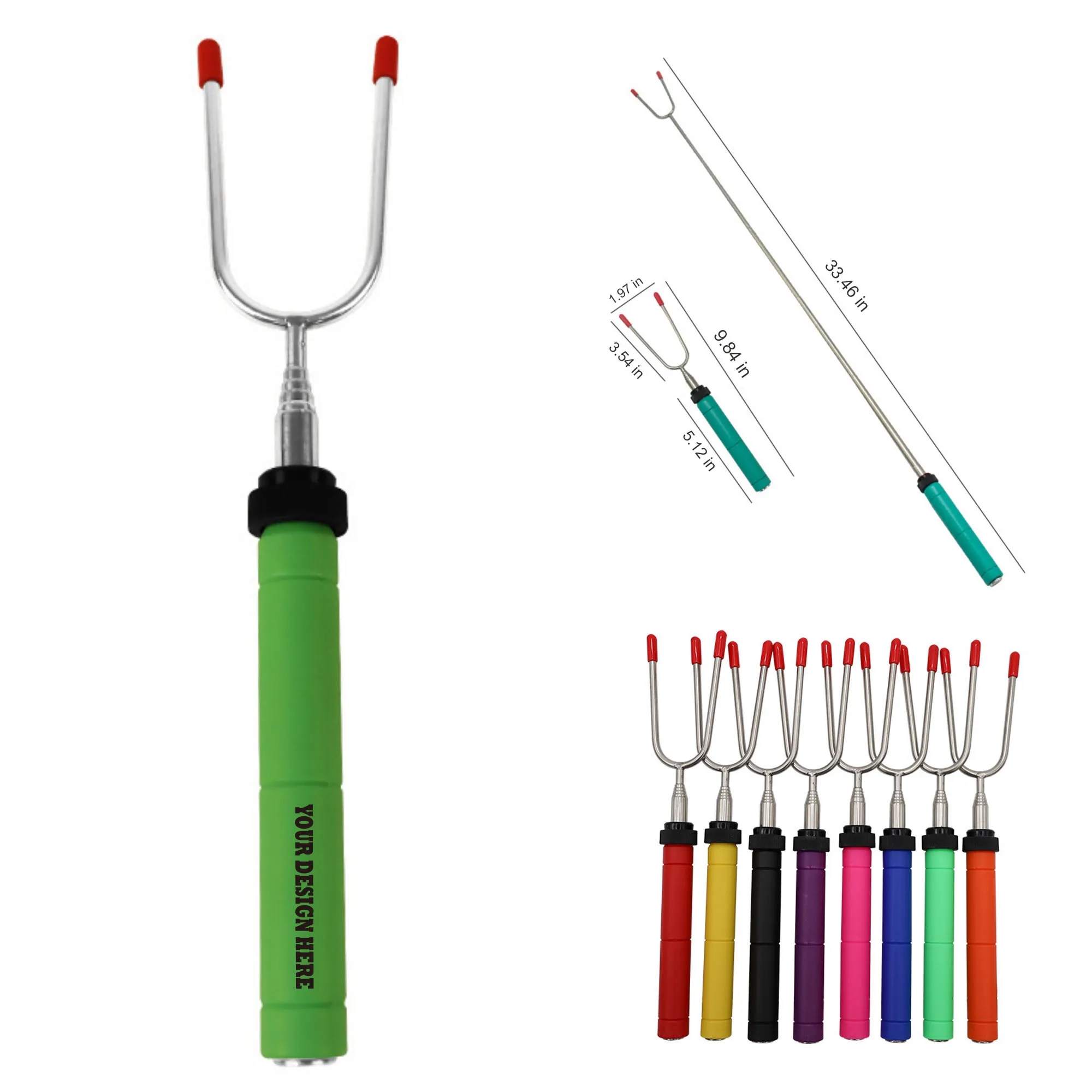 Extendable BBQ Sticks 12