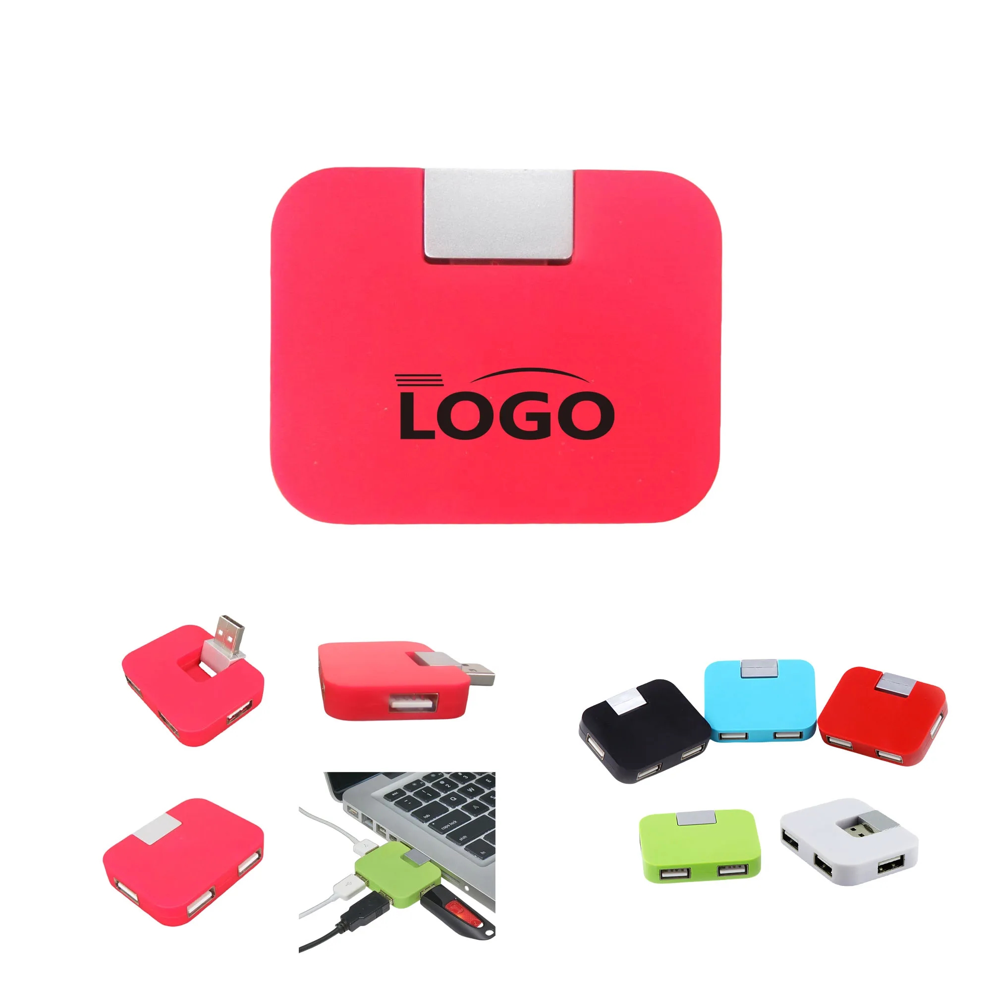 Portable 4 Port USB Hub 4