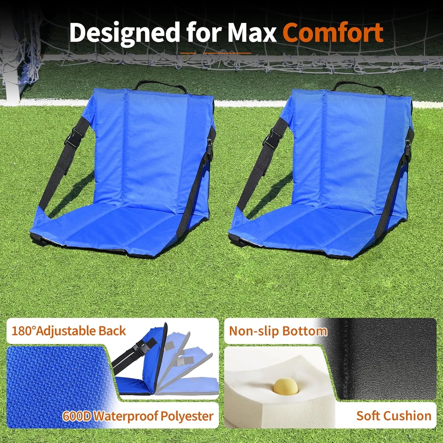 Folding Lightweight Seat with Backrest 2