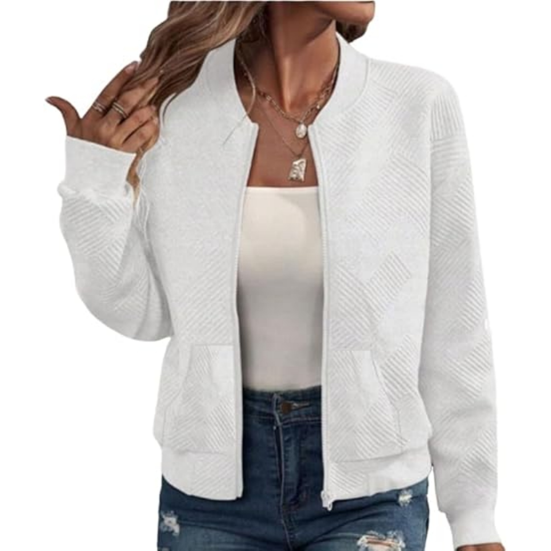Women Zip Up Sweatshirt 9