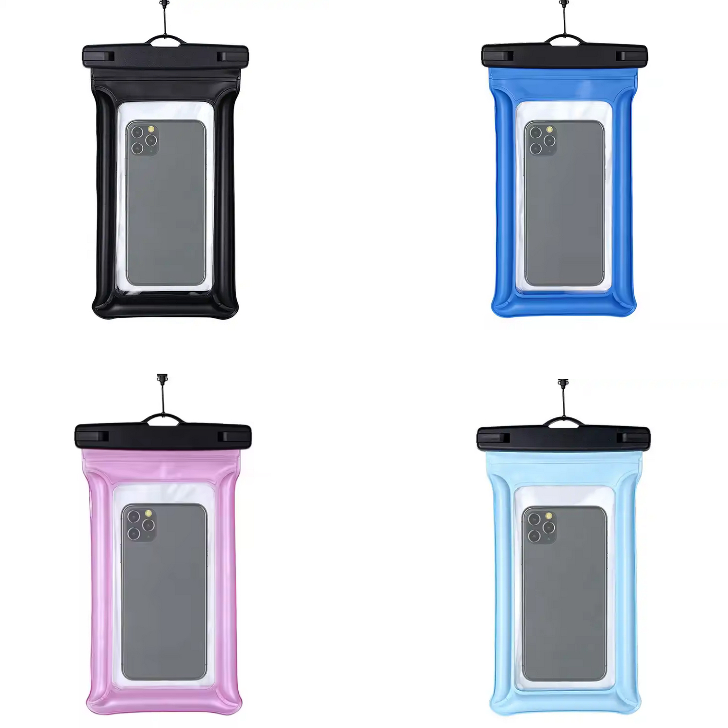 IPX8 Waterproof Floating Smartphone Pouch with Lanyard 3