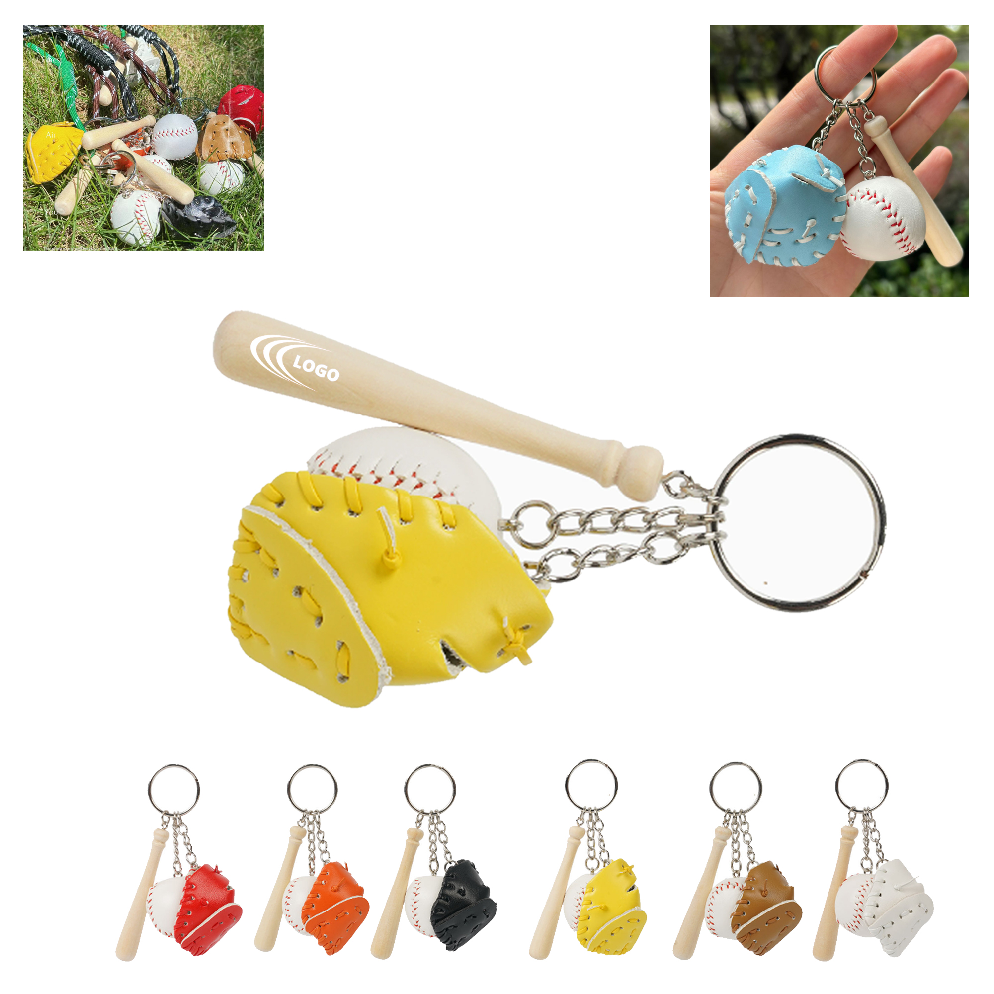 3-In-1 Baseball Keychain 4