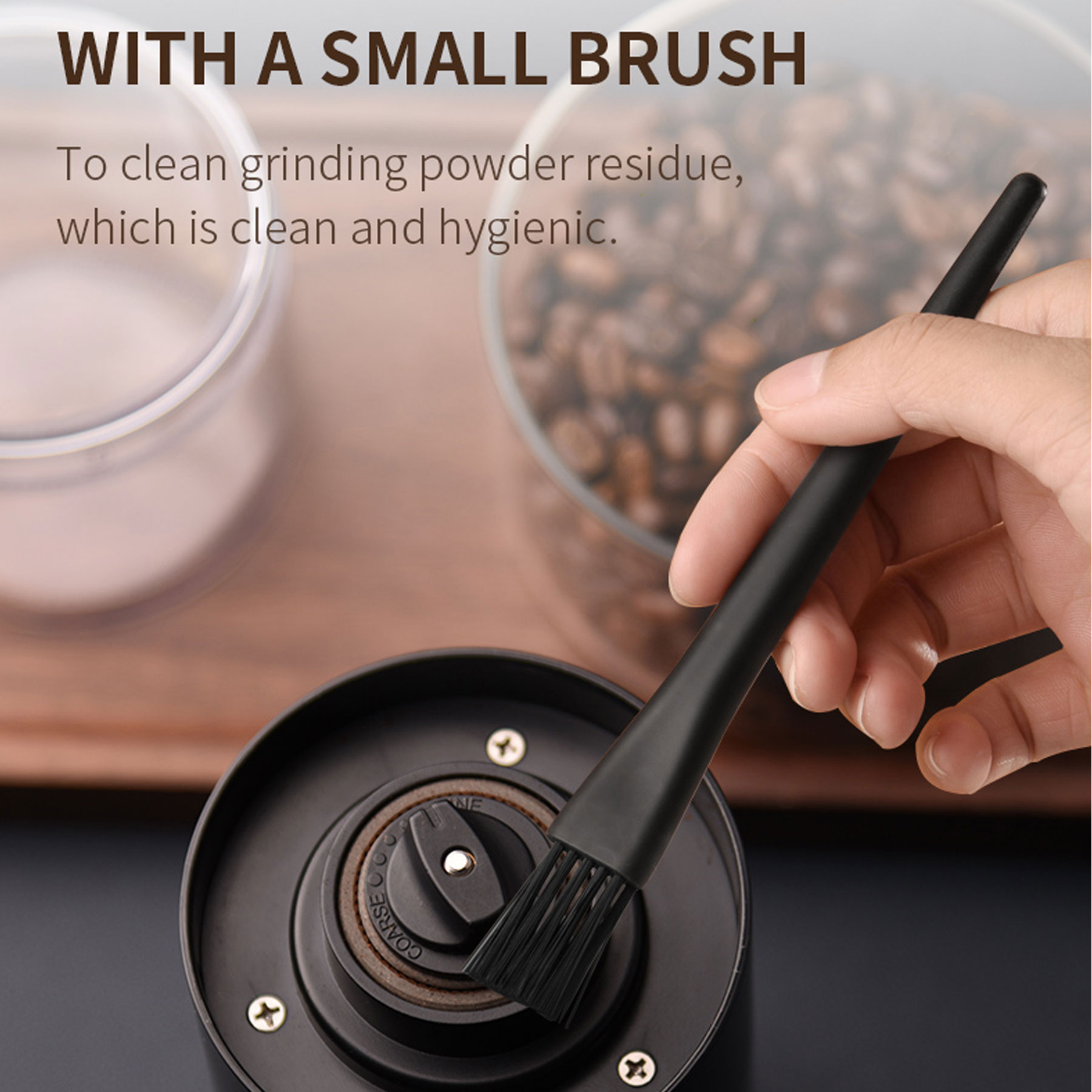 CafePro Electric Coffee Grinder - Ceramic Burr, One-Touch Operation 5