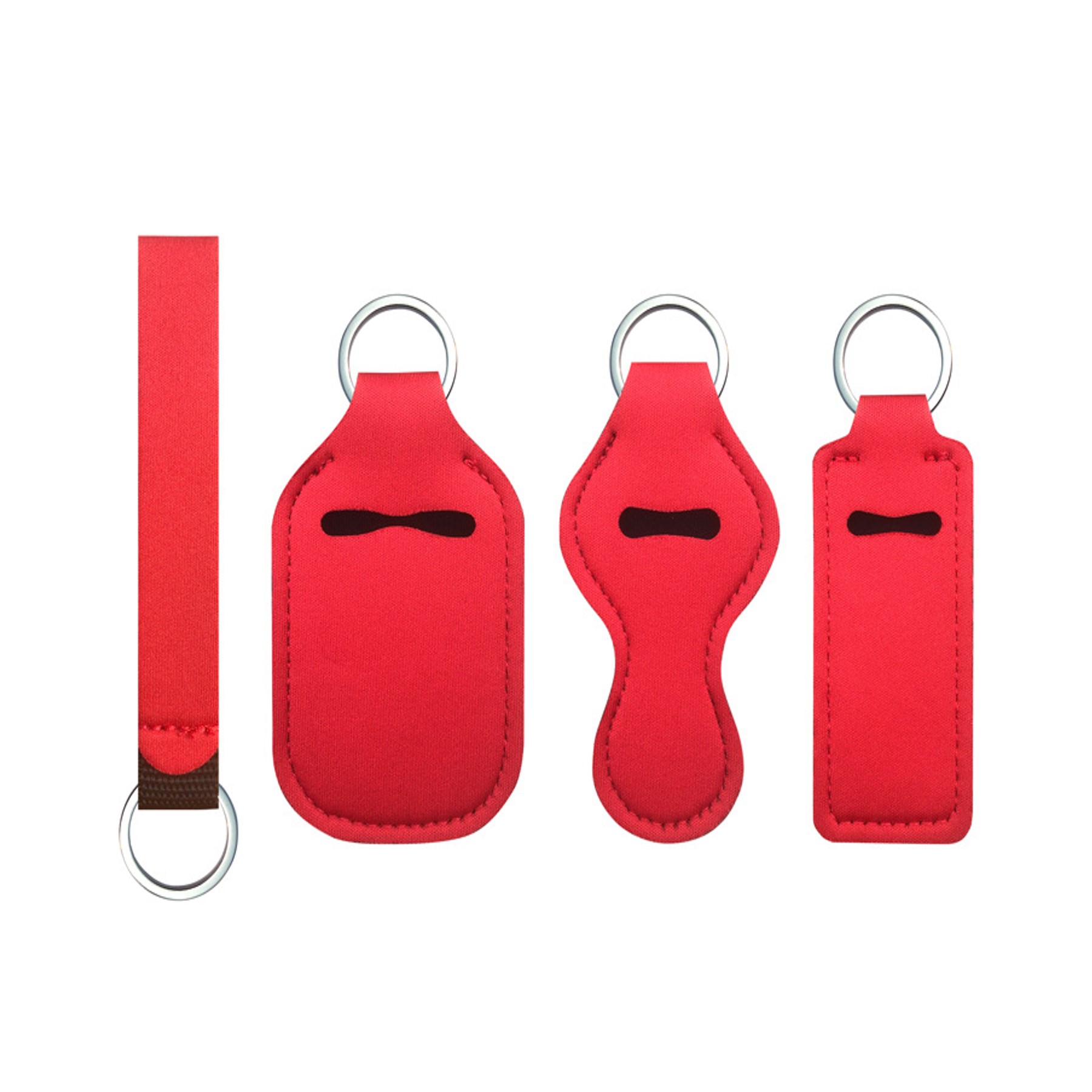 Neoprene Lip Balm Sleeve Key Chain (direct import) 4