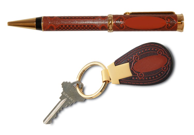 Ibellero Ballpoint Pen and KeyChain Set