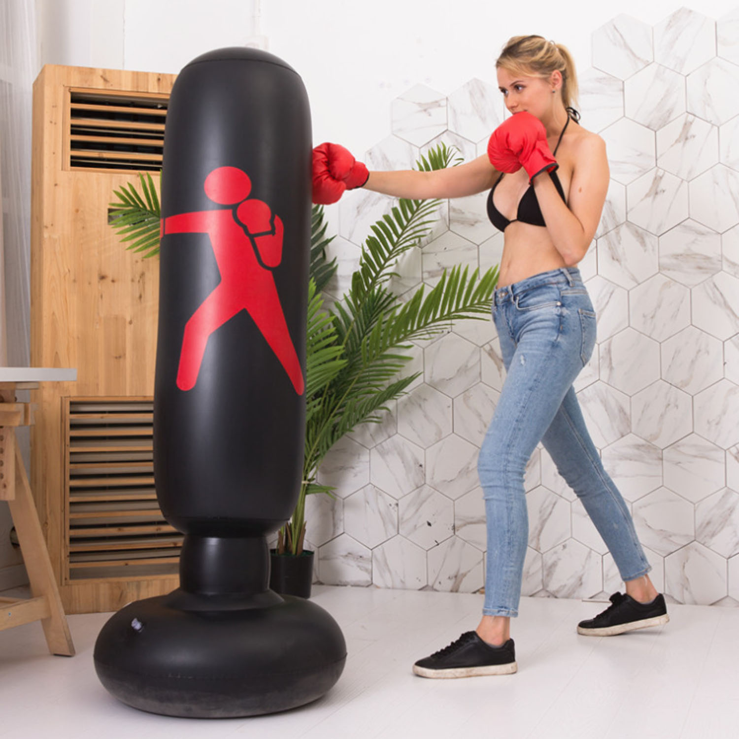 PVC Inflatable Standing Punching Bag 6