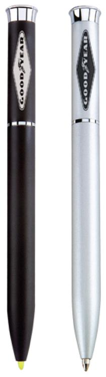 Forest Brass Twist Ballpoint Pen / Stylus 2