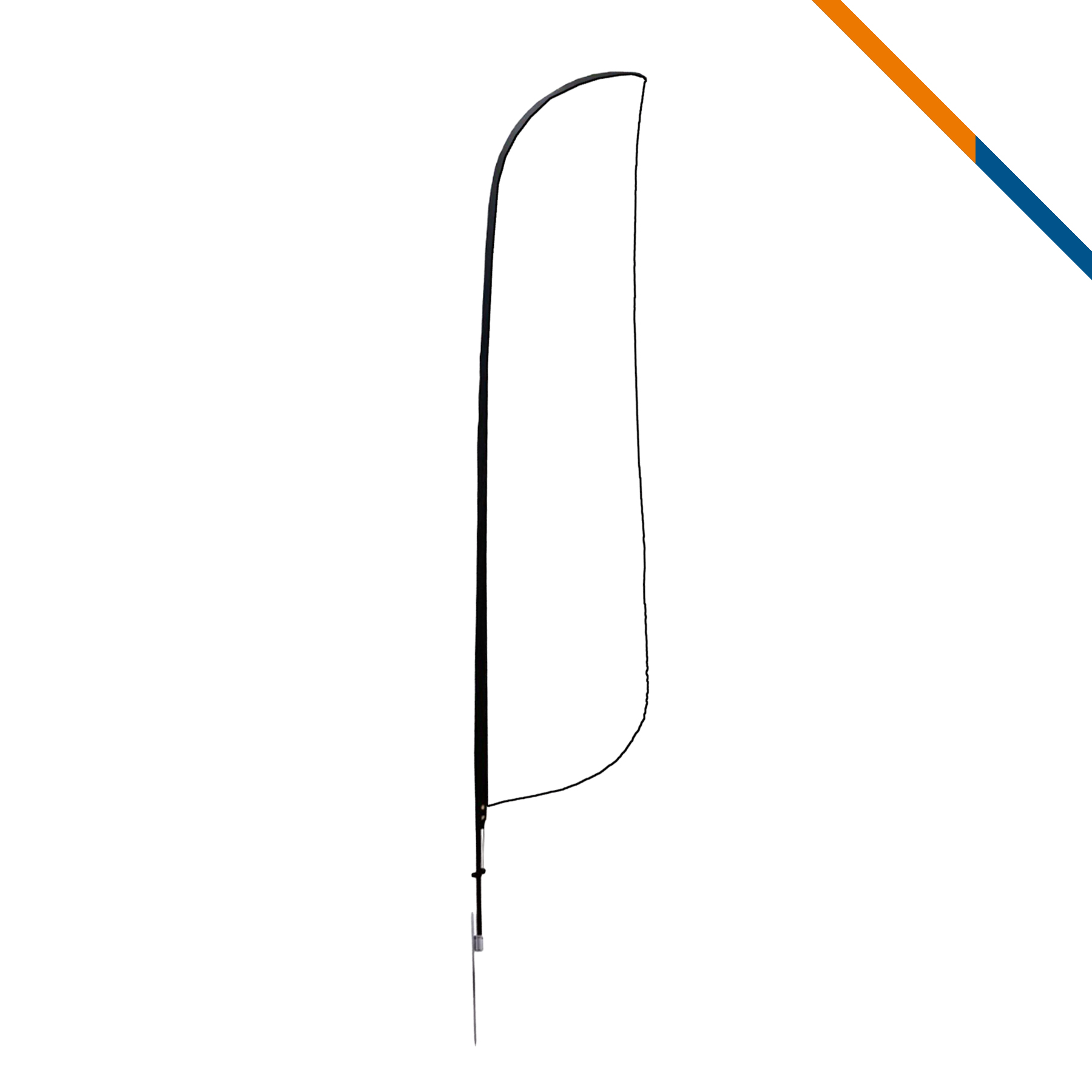16.5' Taurus Single-Sided Feather Flag 5