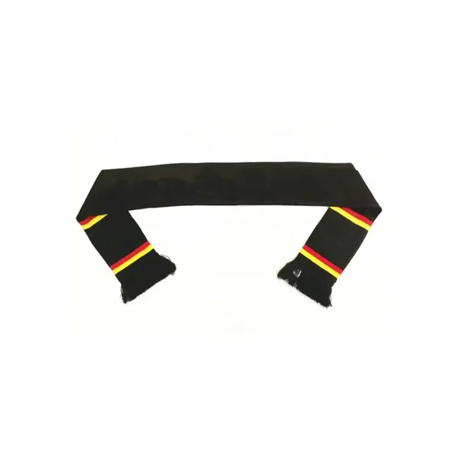 Knitted Jacquard Stadium Scarf W/ Fringe 4