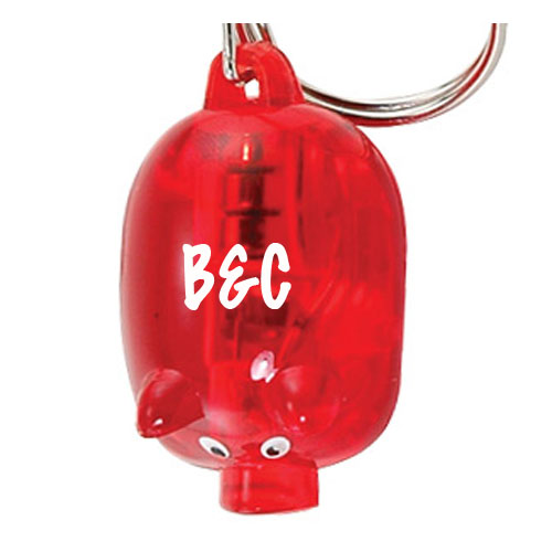 Light Up Piggy Keytag 4