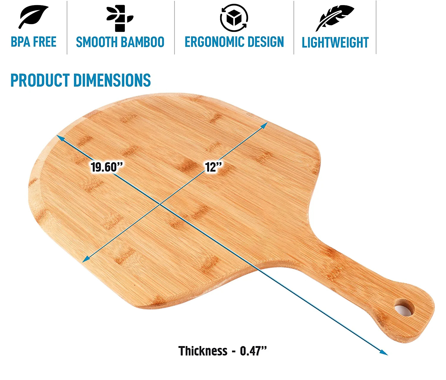 Bamboo Pizza plate 3