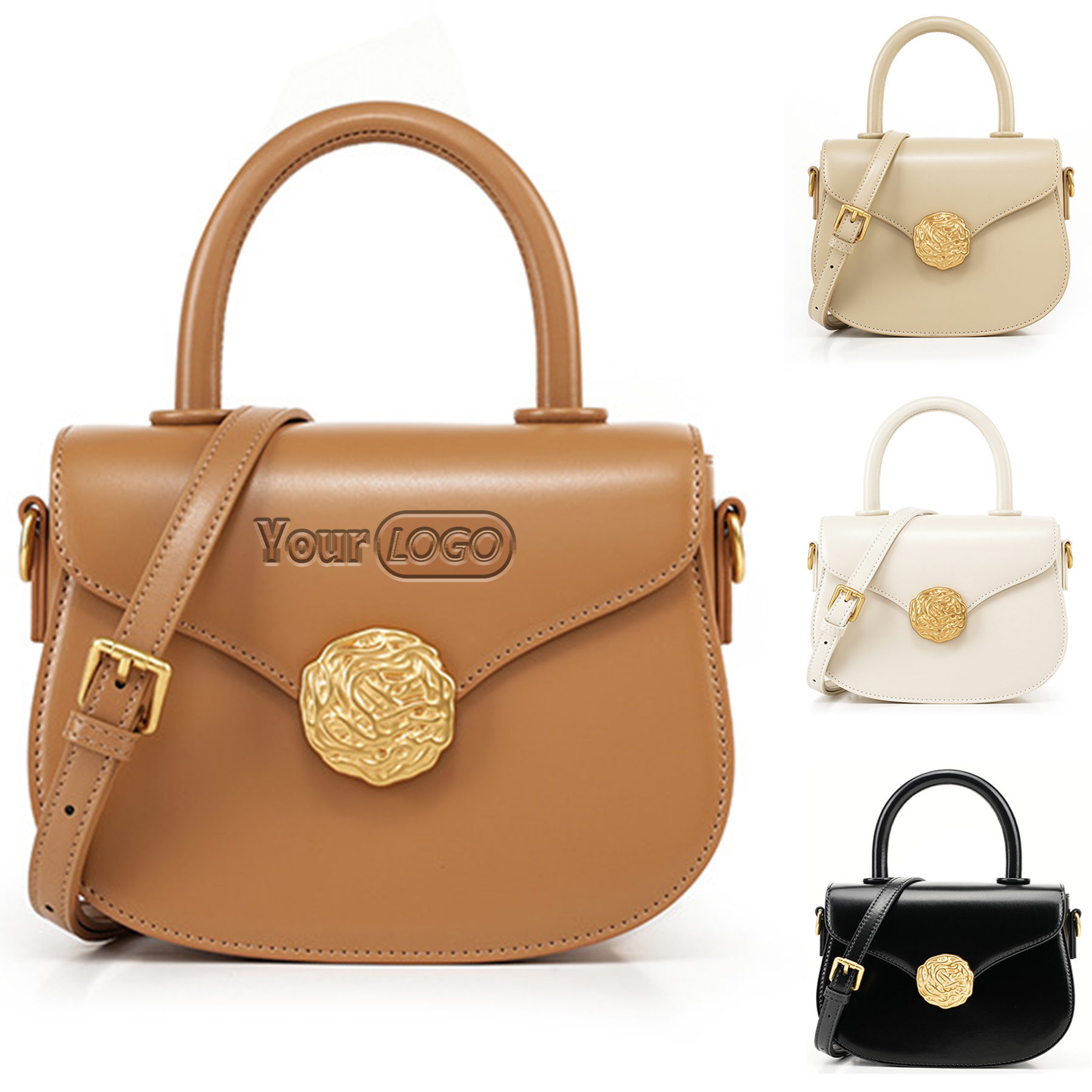 Genuine?Leather Women's Saddle Bag 2