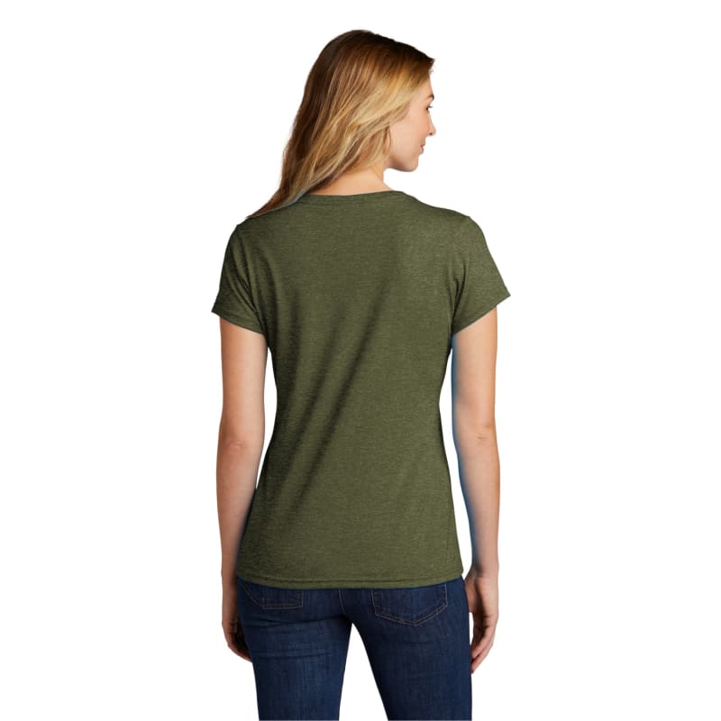 Port & Company Women's Tri-Blend V-Neck Tee. 70
