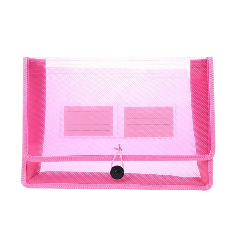 A4 Popper Wallet Plastic Folder Poly Pockets Envelope 12