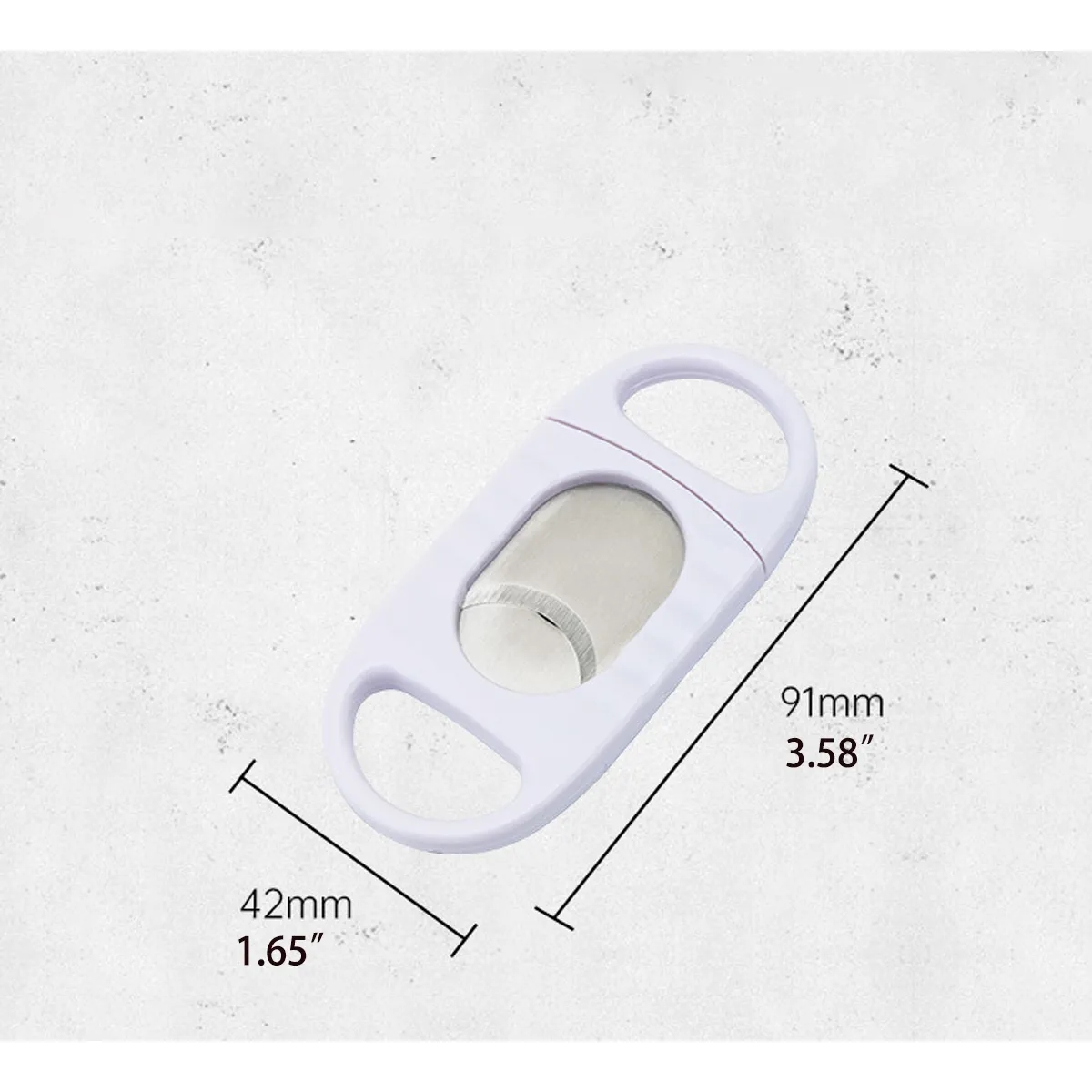 Cigar Cutter Stainless Steel Double Cutting Blade Guillotine 5