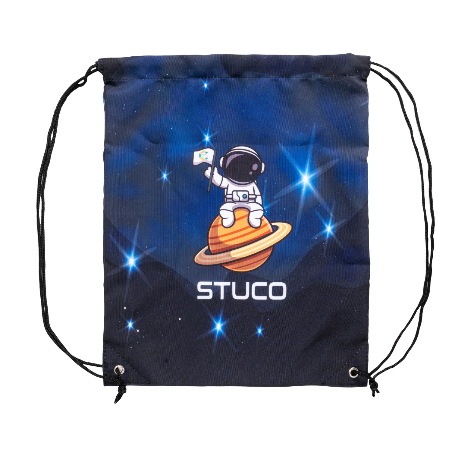 6 Oz Sublimated Poly Canvas Drawstring Cinch Up Backpack (14" x 17") 3