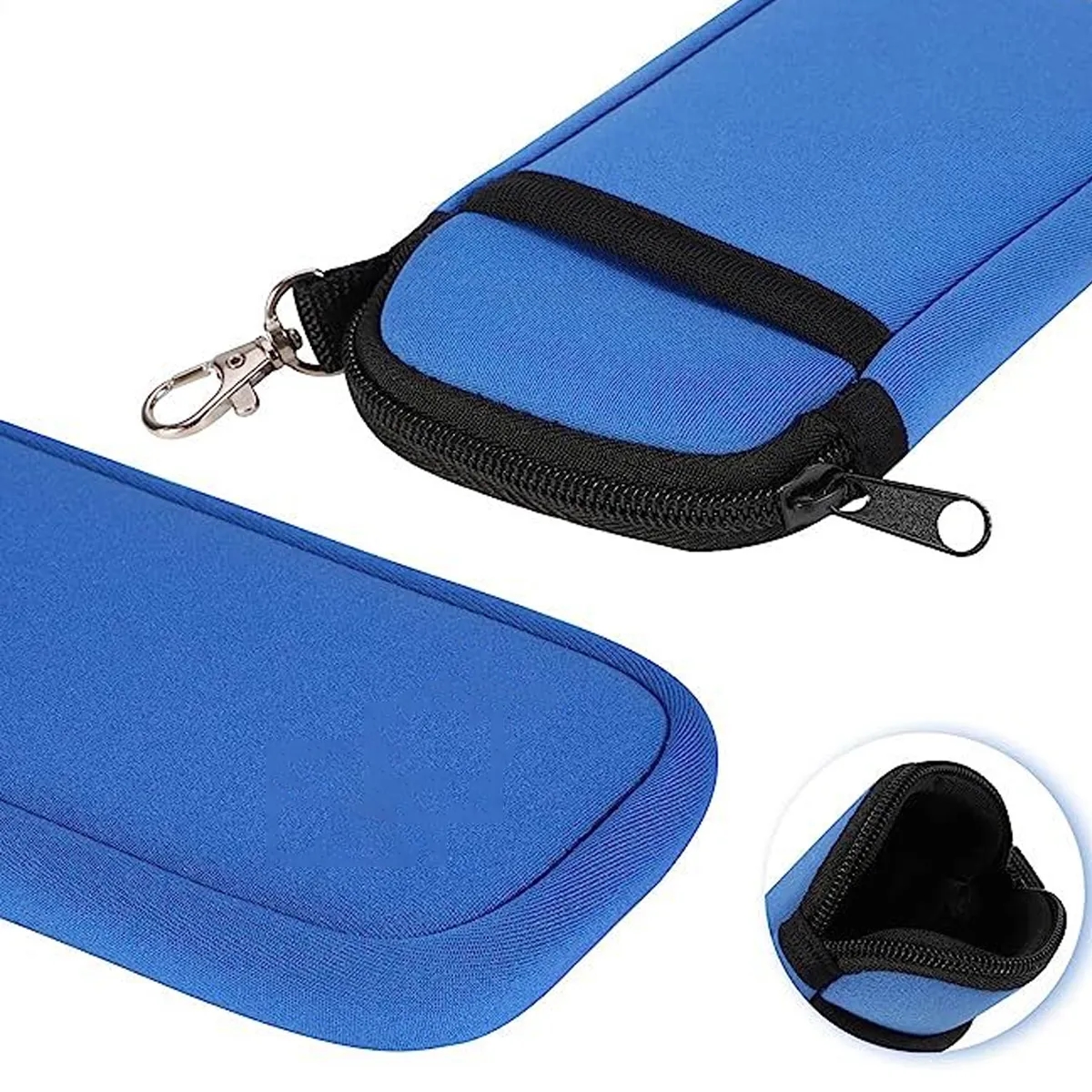 Portable Neoprene Cell Phone Storage Pouch with Keychain 5