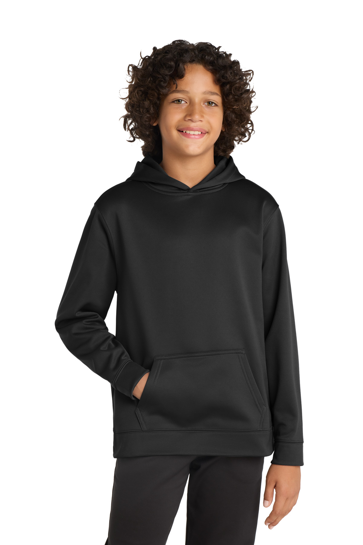 Sport-Tek Youth Sport-Wick Fleece Hooded Pullover. YST244 37