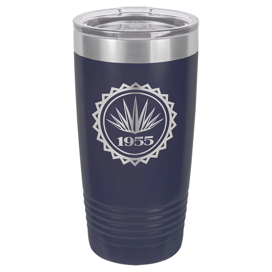 20 Oz. Maroon Red Vacuum Insulated Tumbler w/Clear Lid 3