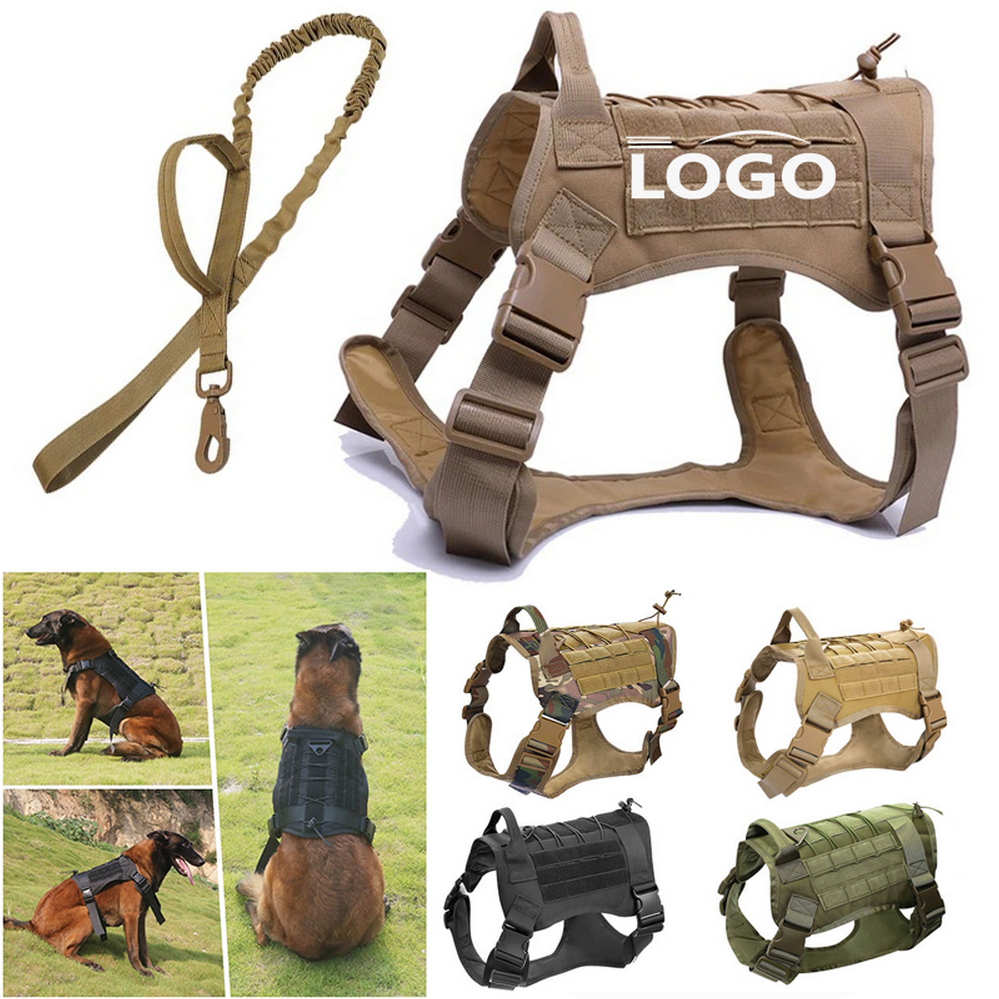 Dog Outdoor Tactical Training Harness 10