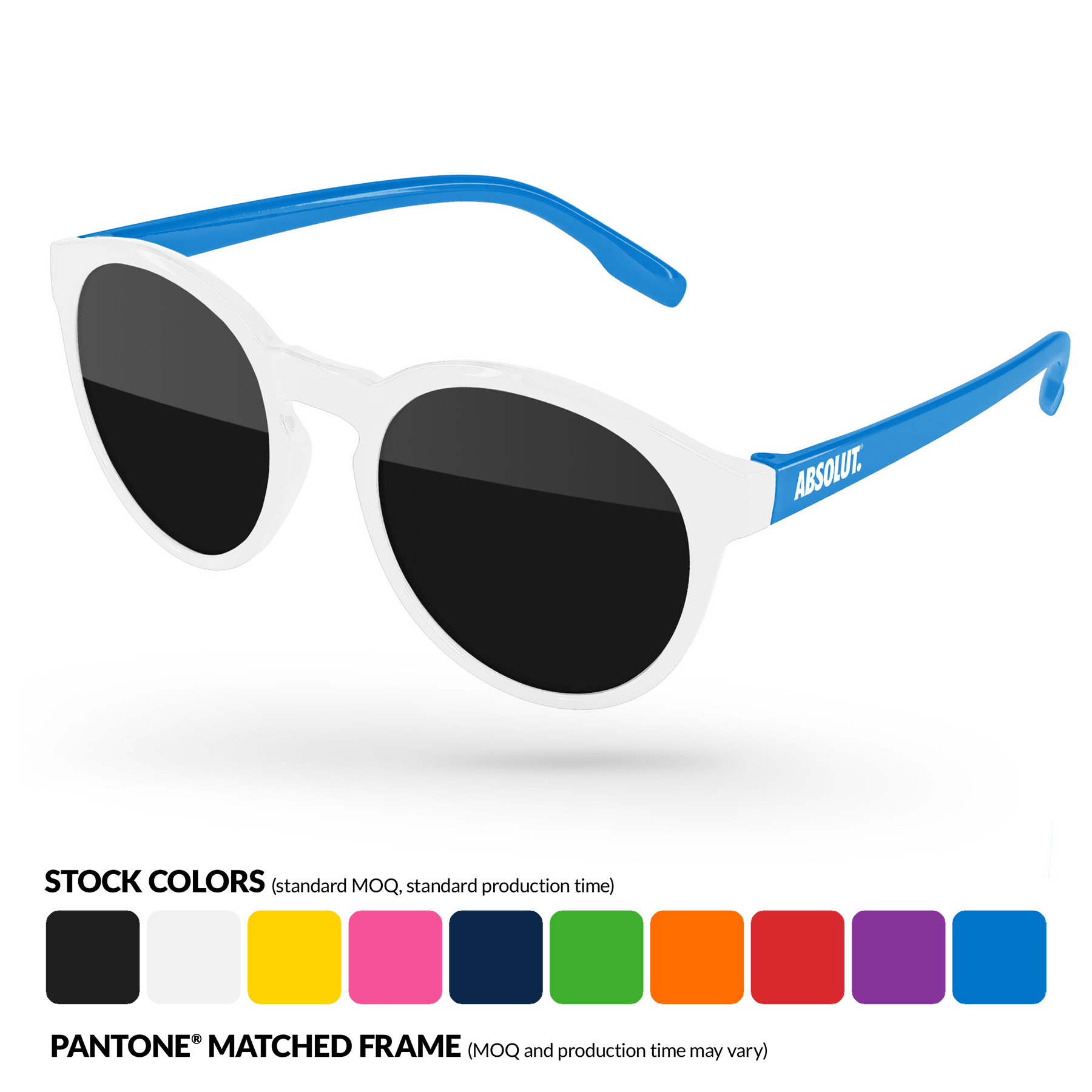 2-Tone Vicky Sunglasses w/ 1 Color Temple Imprint 7
