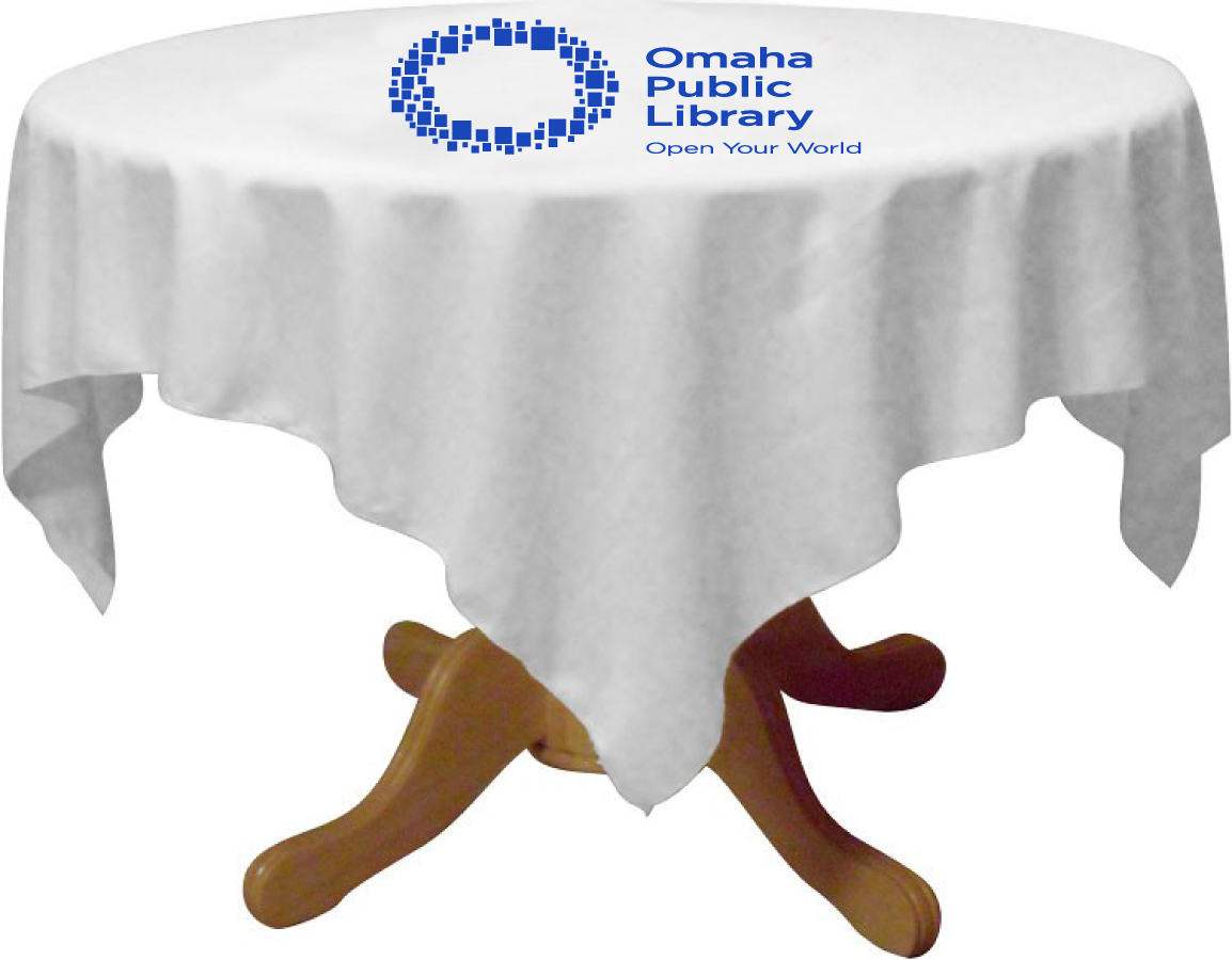 Draped 36 in. Table Throw