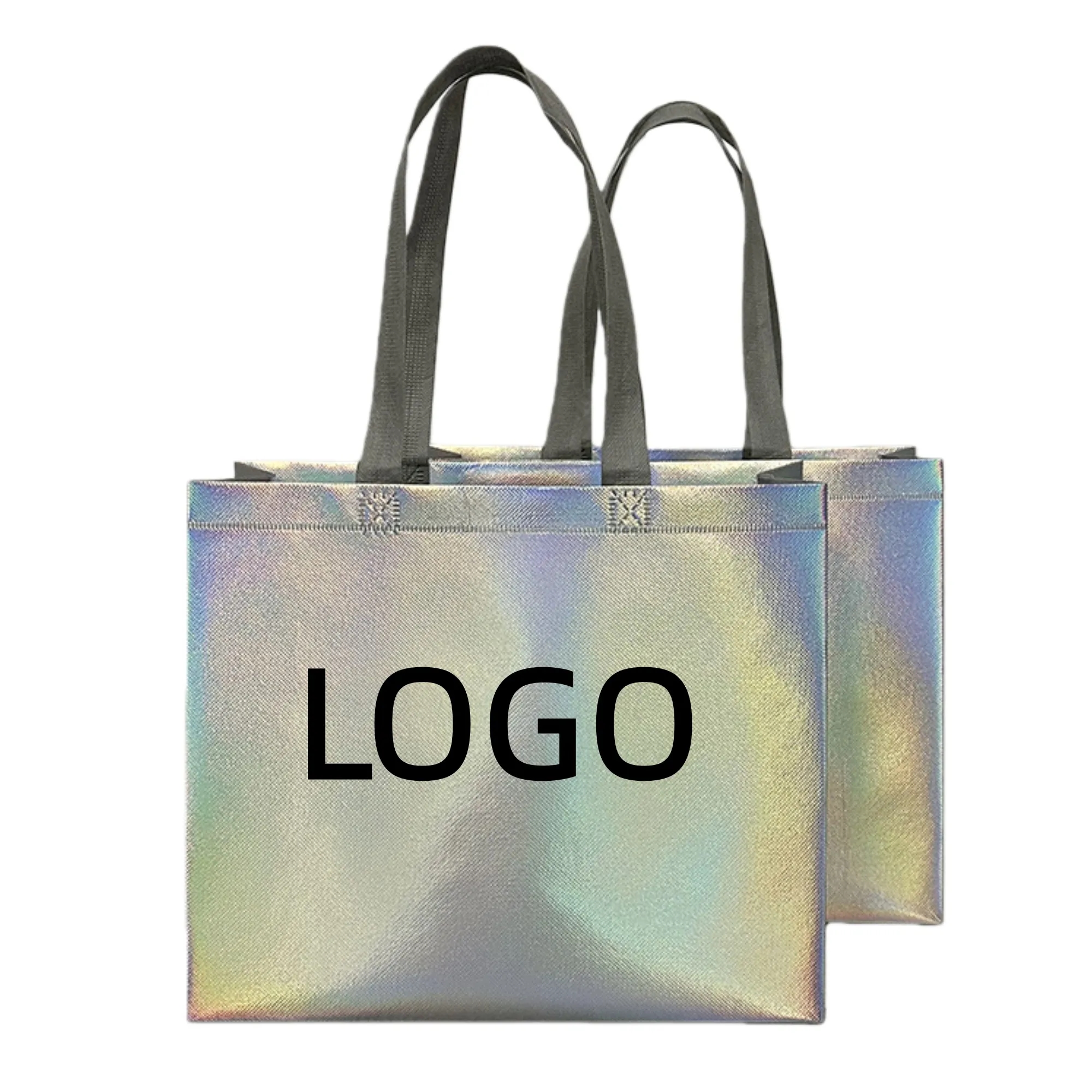 Eco Friendly Iridescent Non Woven Tote Bag