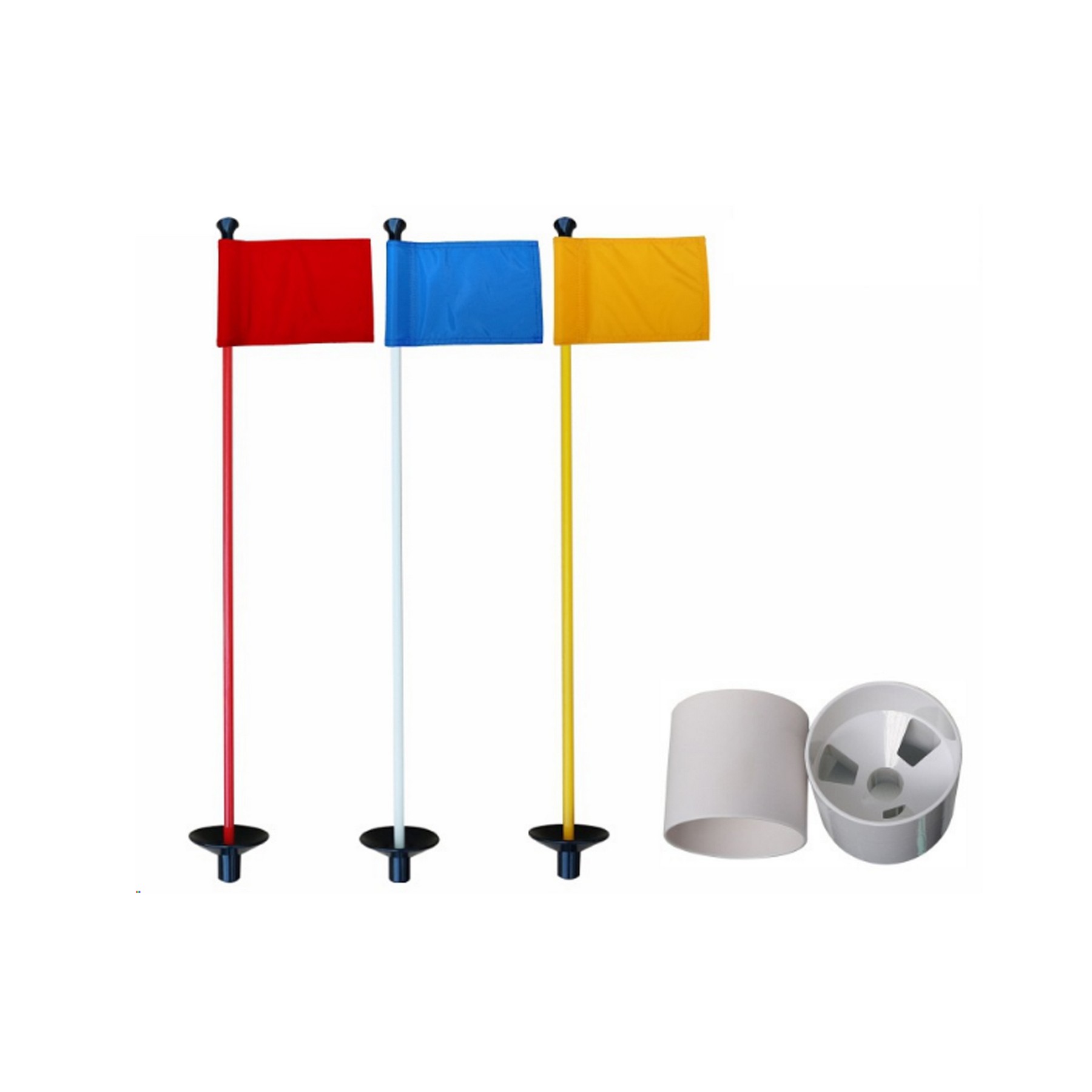 Golf Pin Flag Hole Cup Set 2